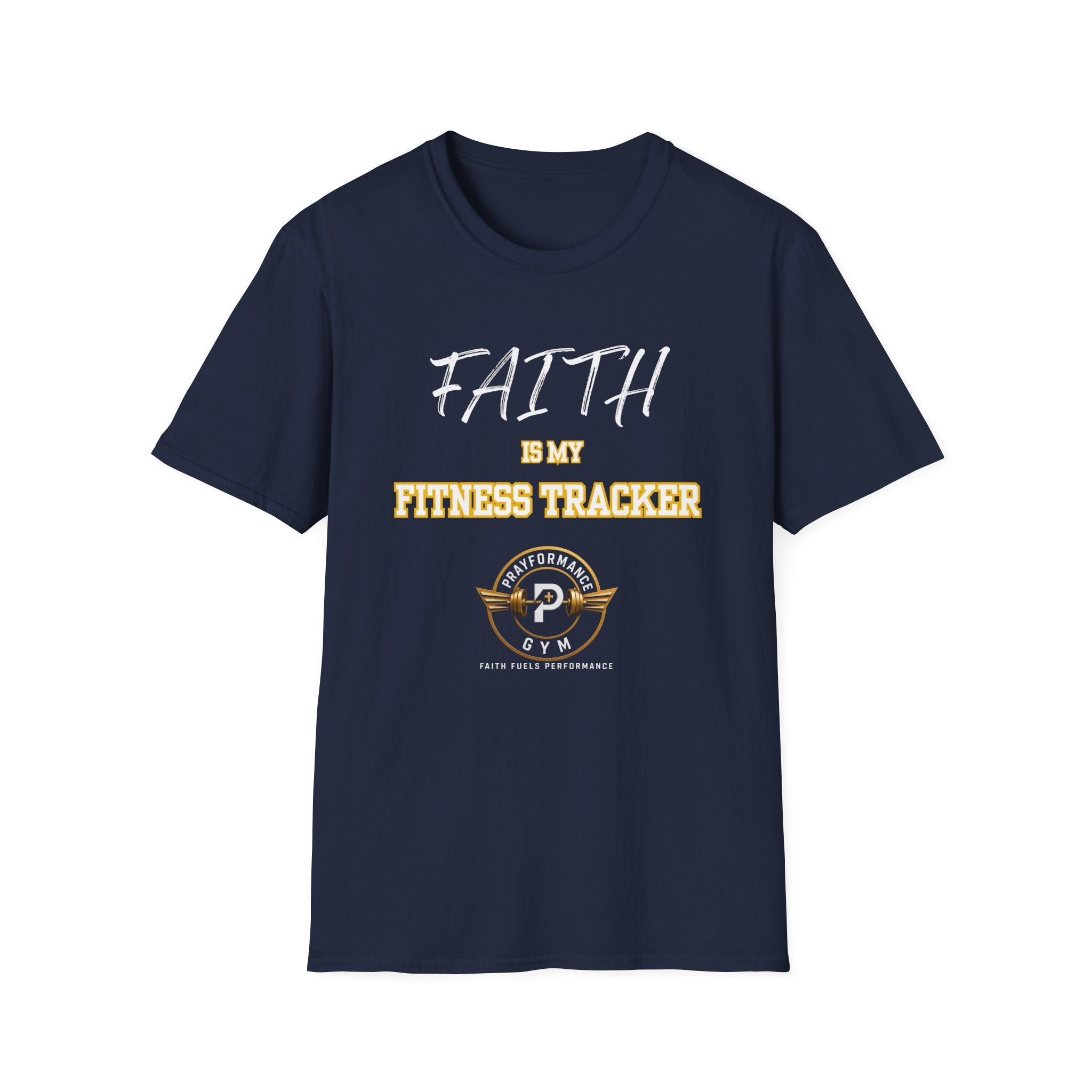 Faith is my Fitness Tracker Unisex Softstyle T-Shirt