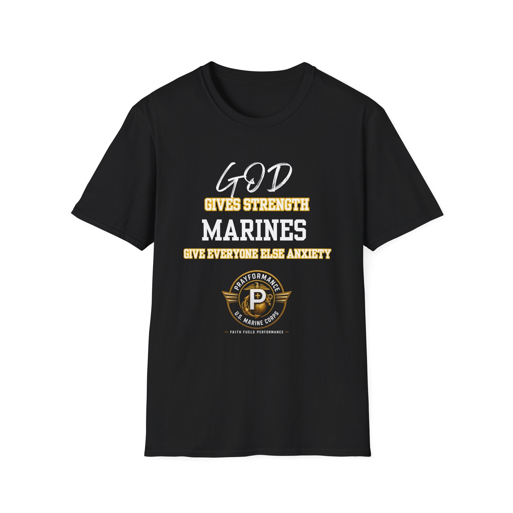 Marines Give Anxiety Unisex Softstyle T-Shirt