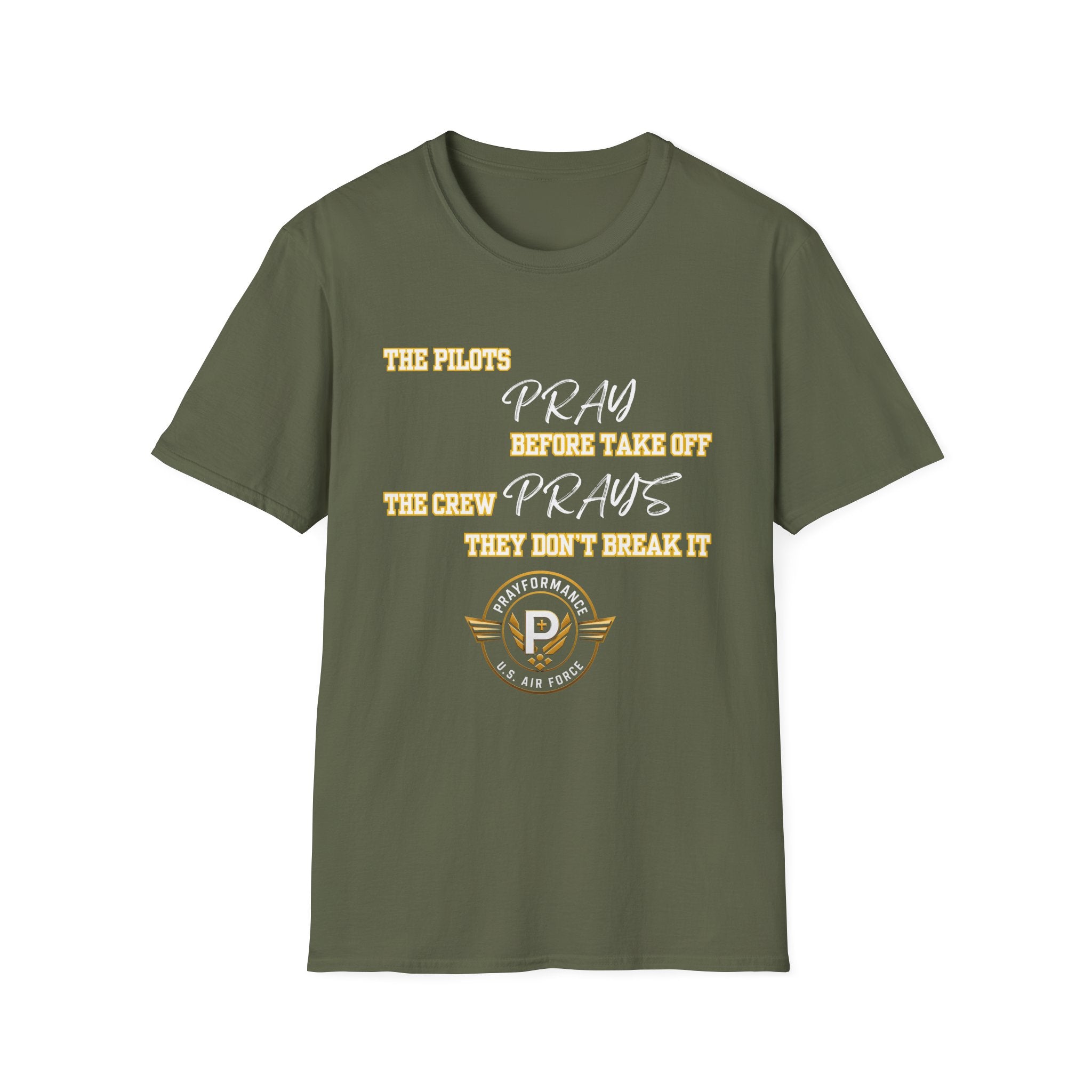 Pray They don't break it Unisex Softstyle T-Shirt