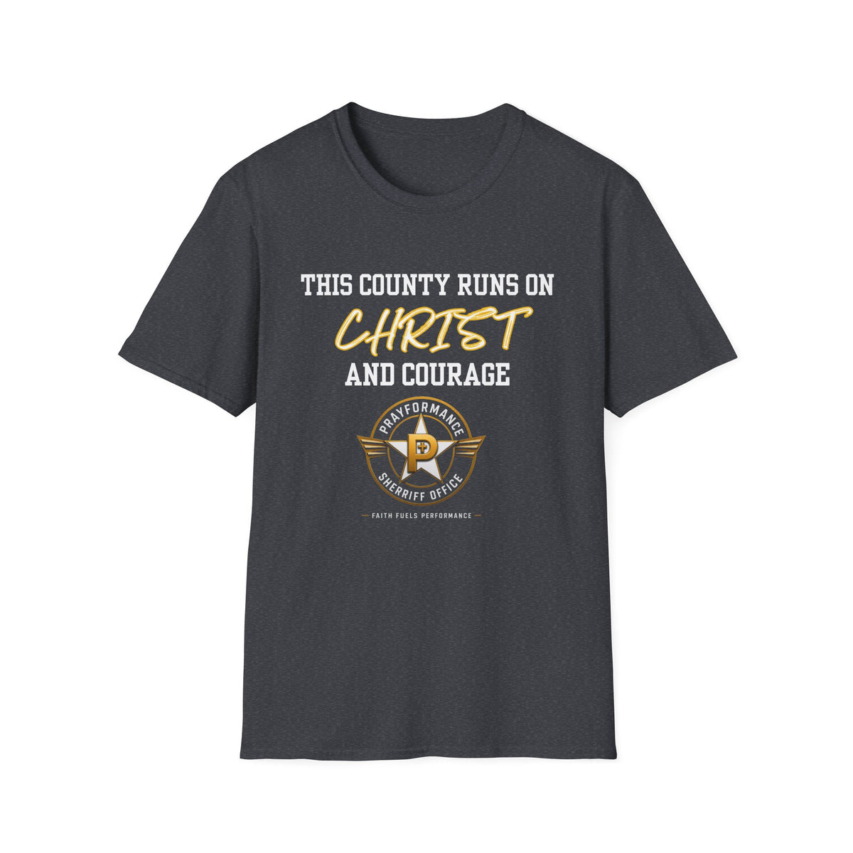 CHRIST AND COURAGE Unisex Softstyle T-Shirt