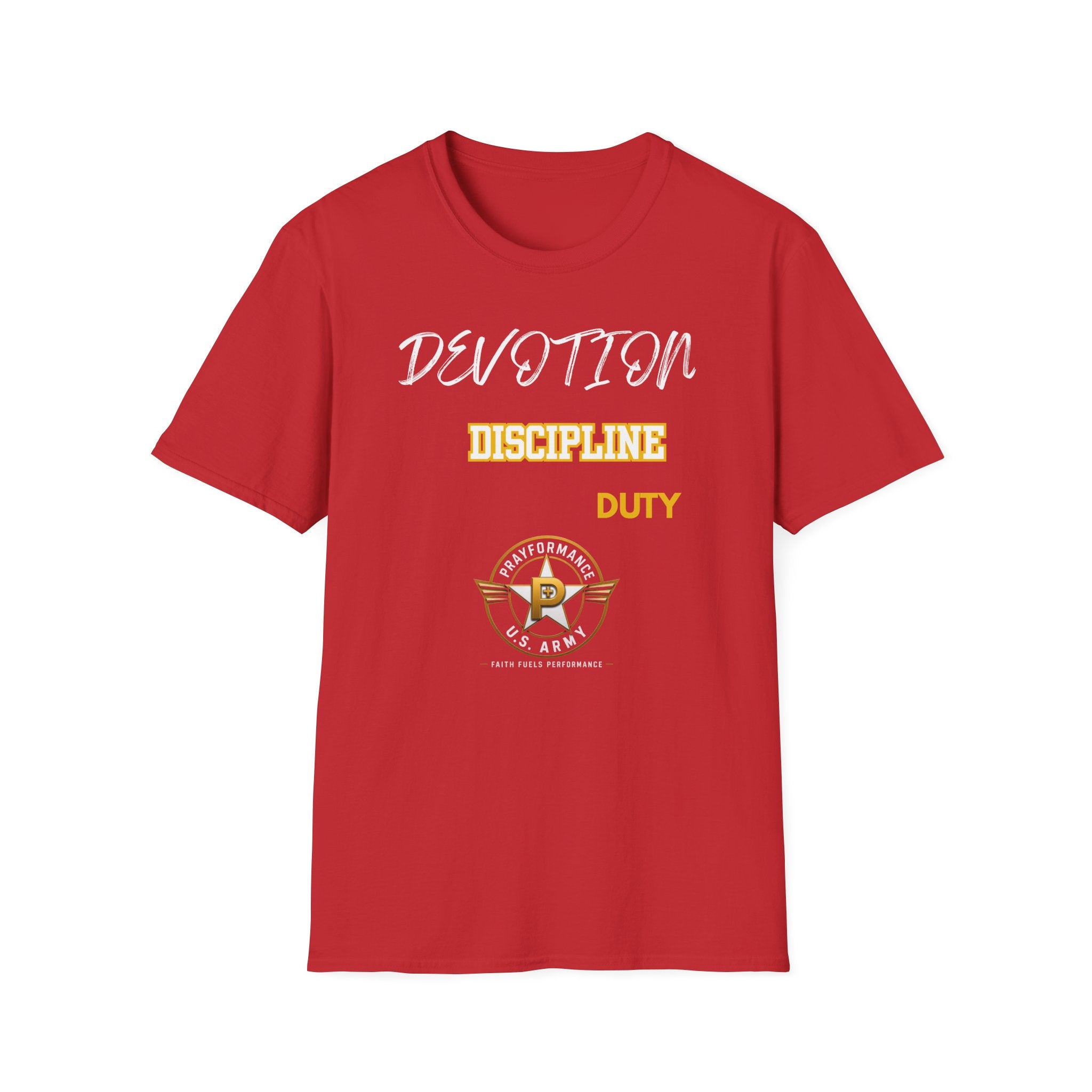 Devotion Discipline Duty Unisex Softstyle T-Shirt