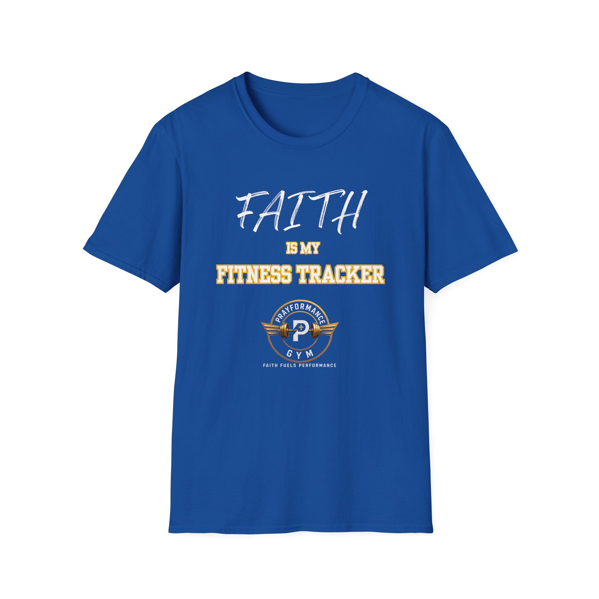 Faith is my Fitness Tracker Unisex Softstyle T-Shirt