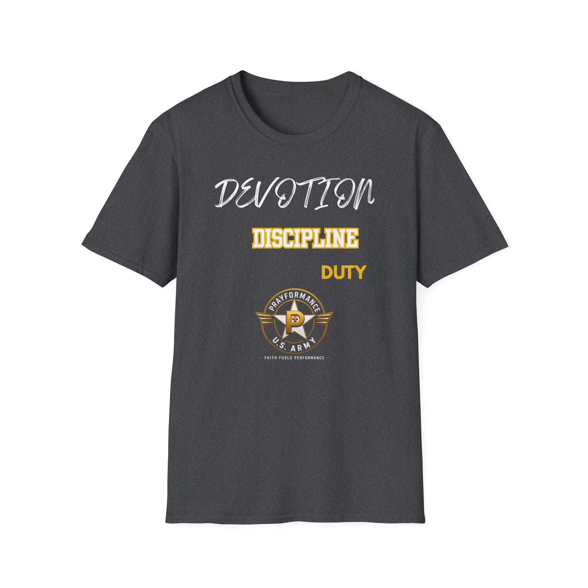 Devotion Discipline Duty Unisex Softstyle T-Shirt