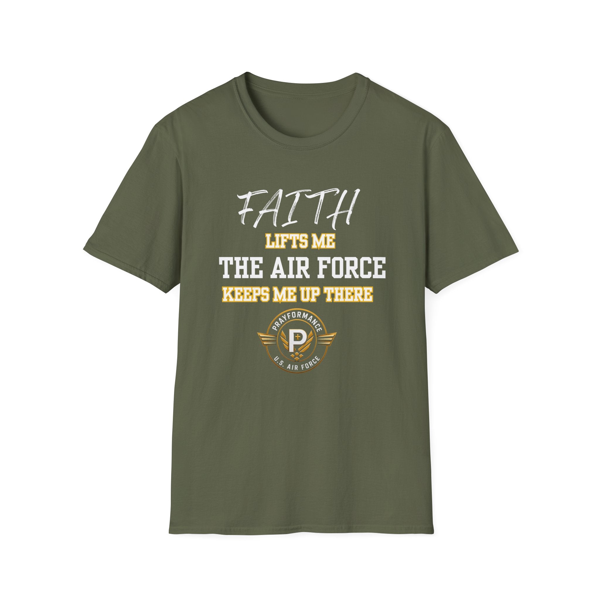 Faith Lifts Me Unisex Softstyle T-Shirt