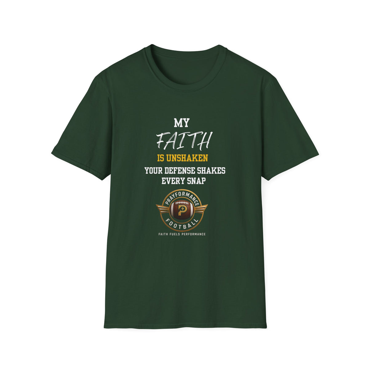 Faith is Unshaken Unisex Softstyle T-Shirt