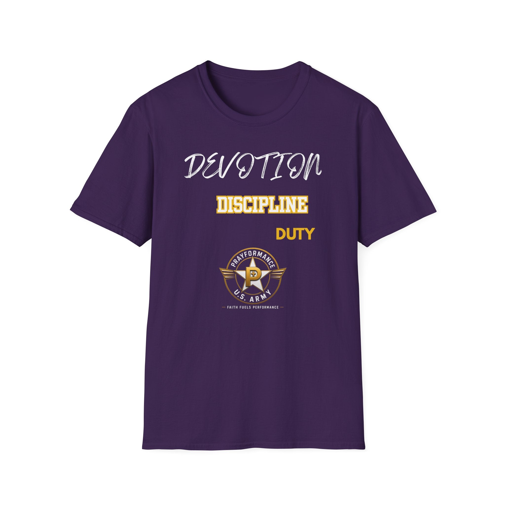 Devotion Discipline Duty Unisex Softstyle T-Shirt