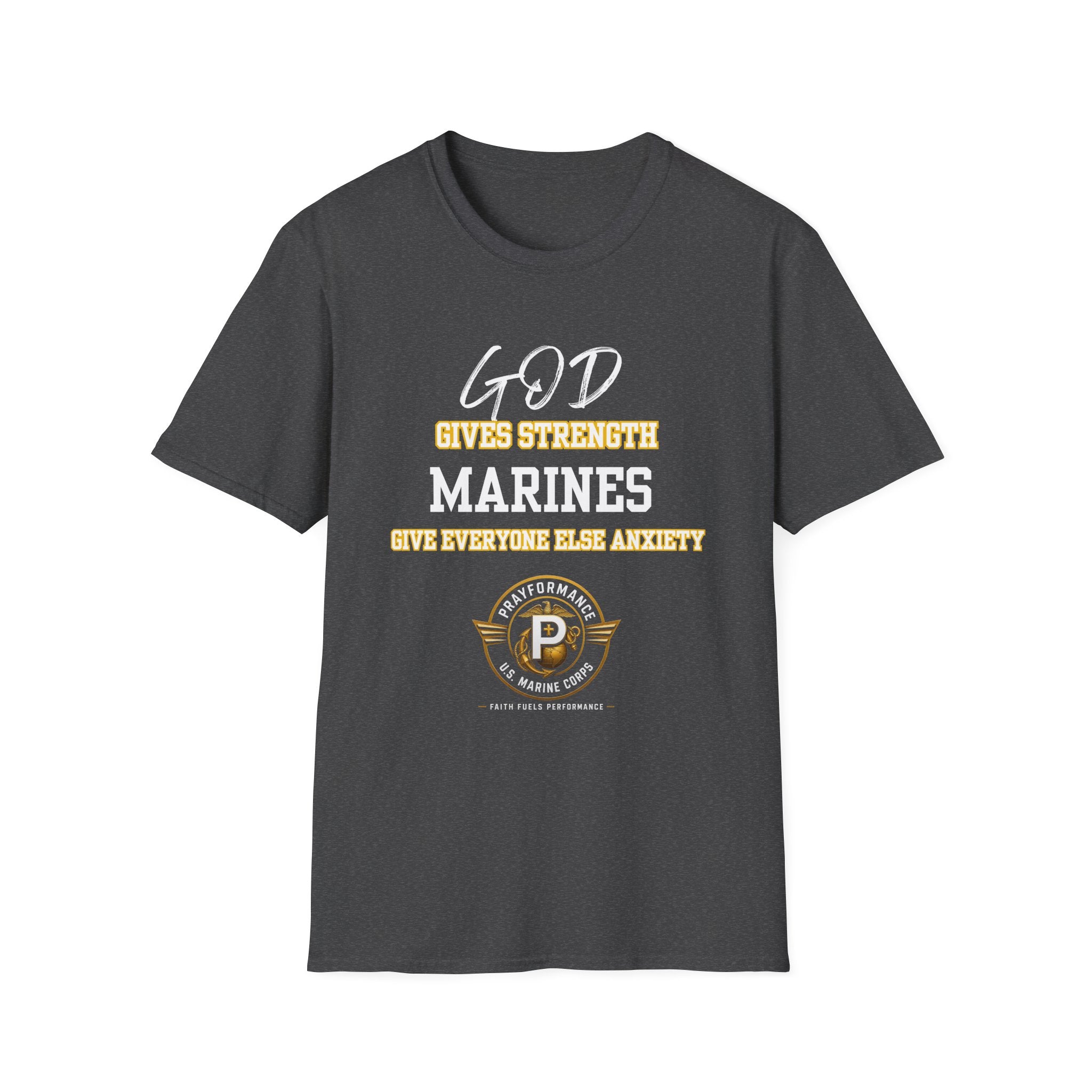 Marines Give Anxiety Unisex Softstyle T-Shirt