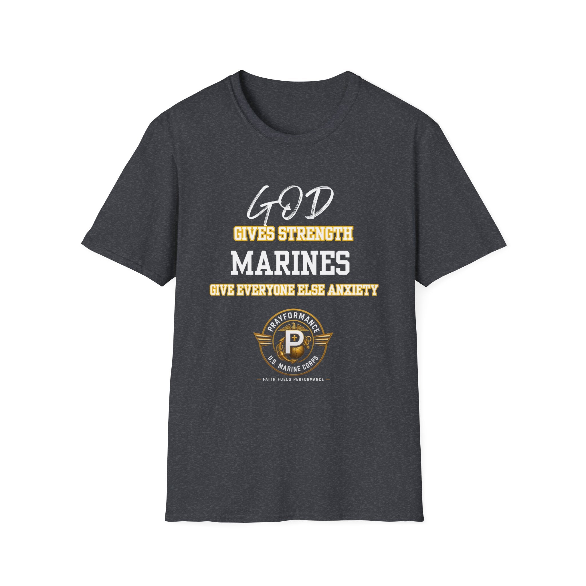 Marines Give Anxiety Unisex Softstyle T-Shirt