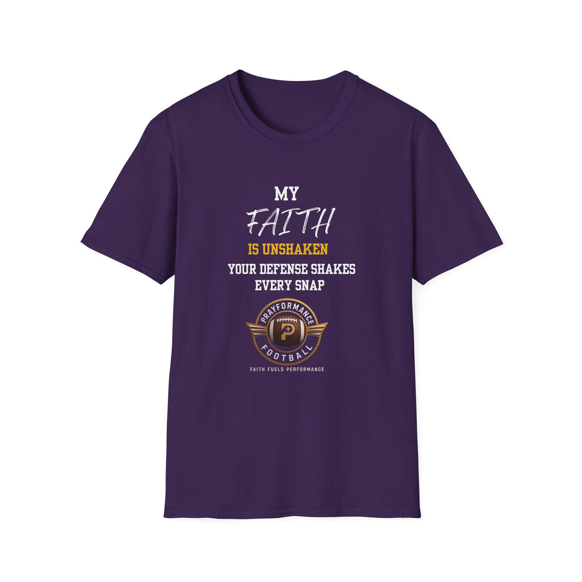 Faith is Unshaken Unisex Softstyle T-Shirt