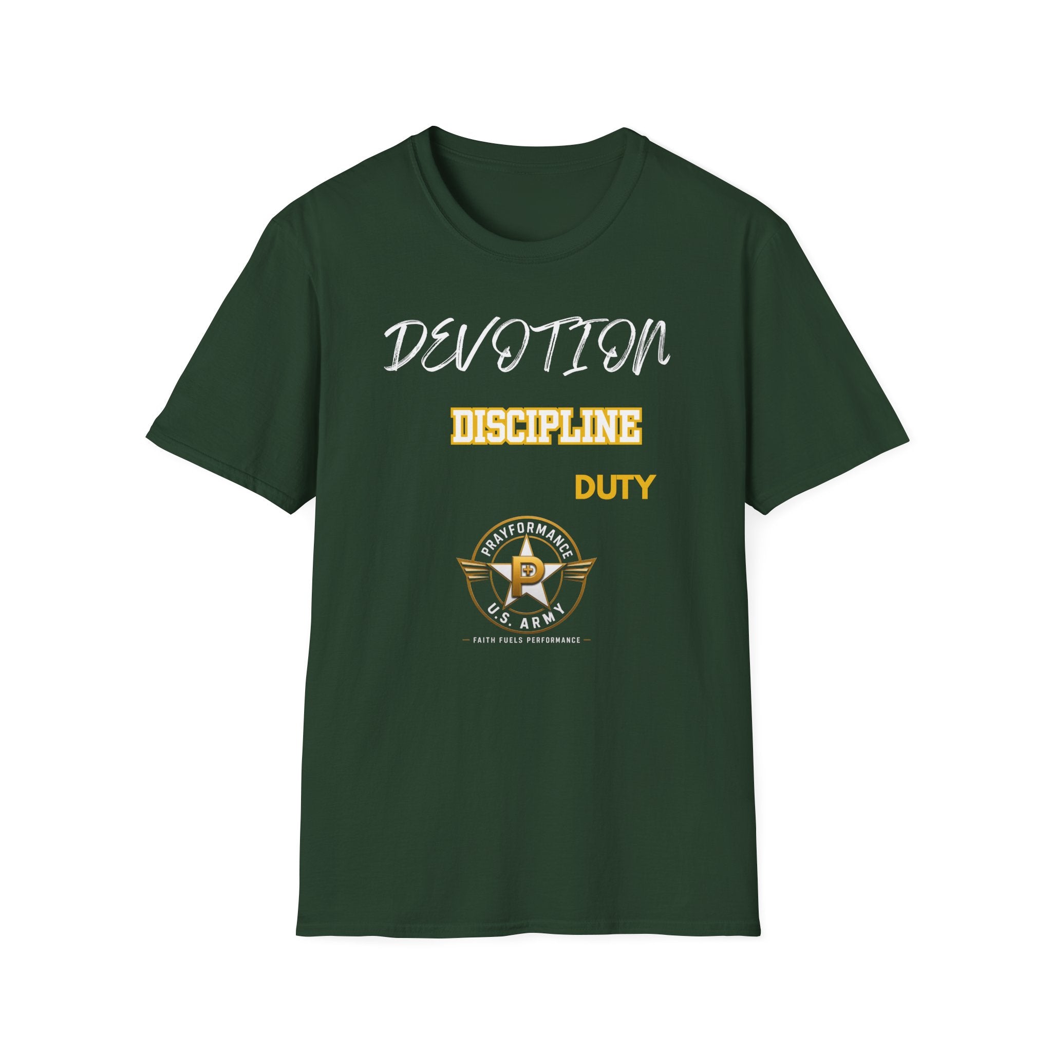Devotion Discipline Duty Unisex Softstyle T-Shirt