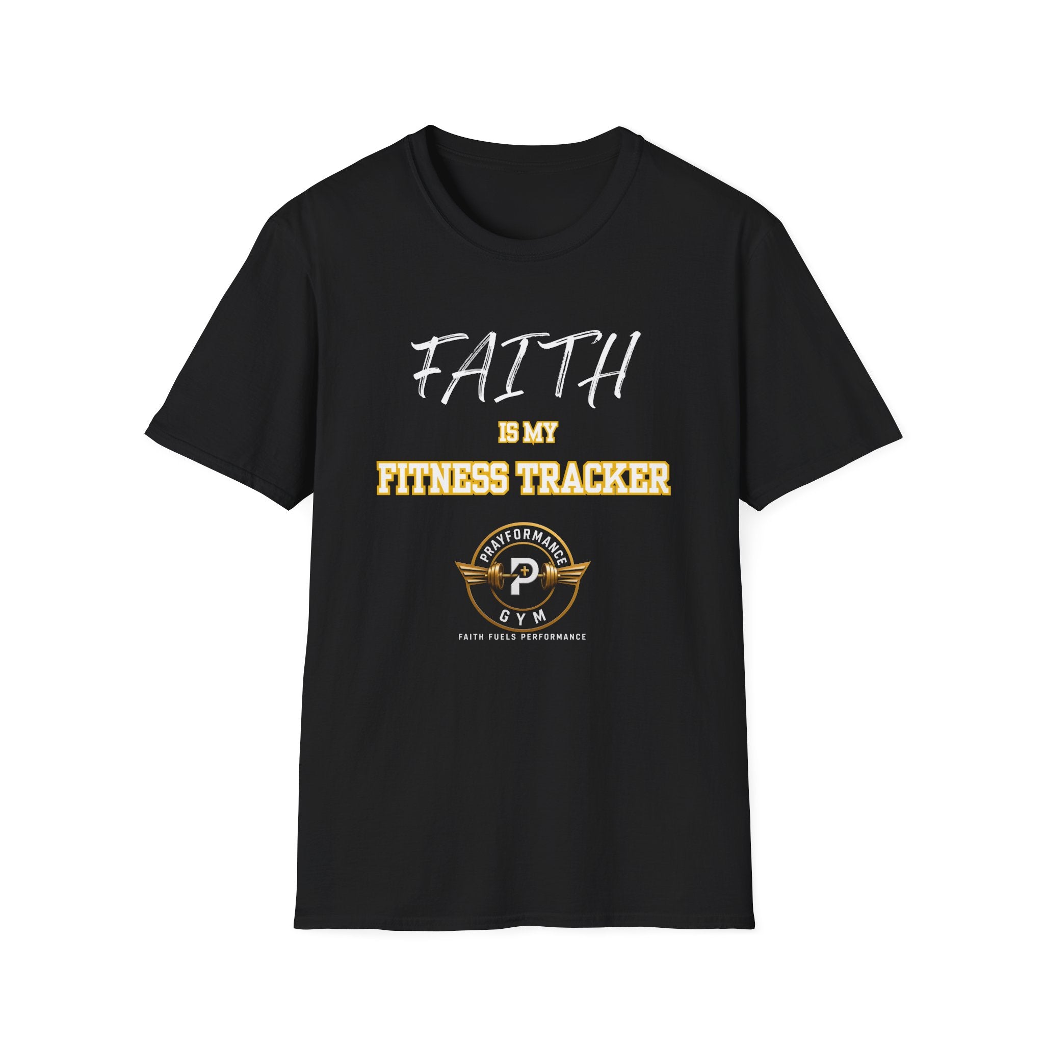 Faith is my Fitness Tracker Unisex Softstyle T-Shirt