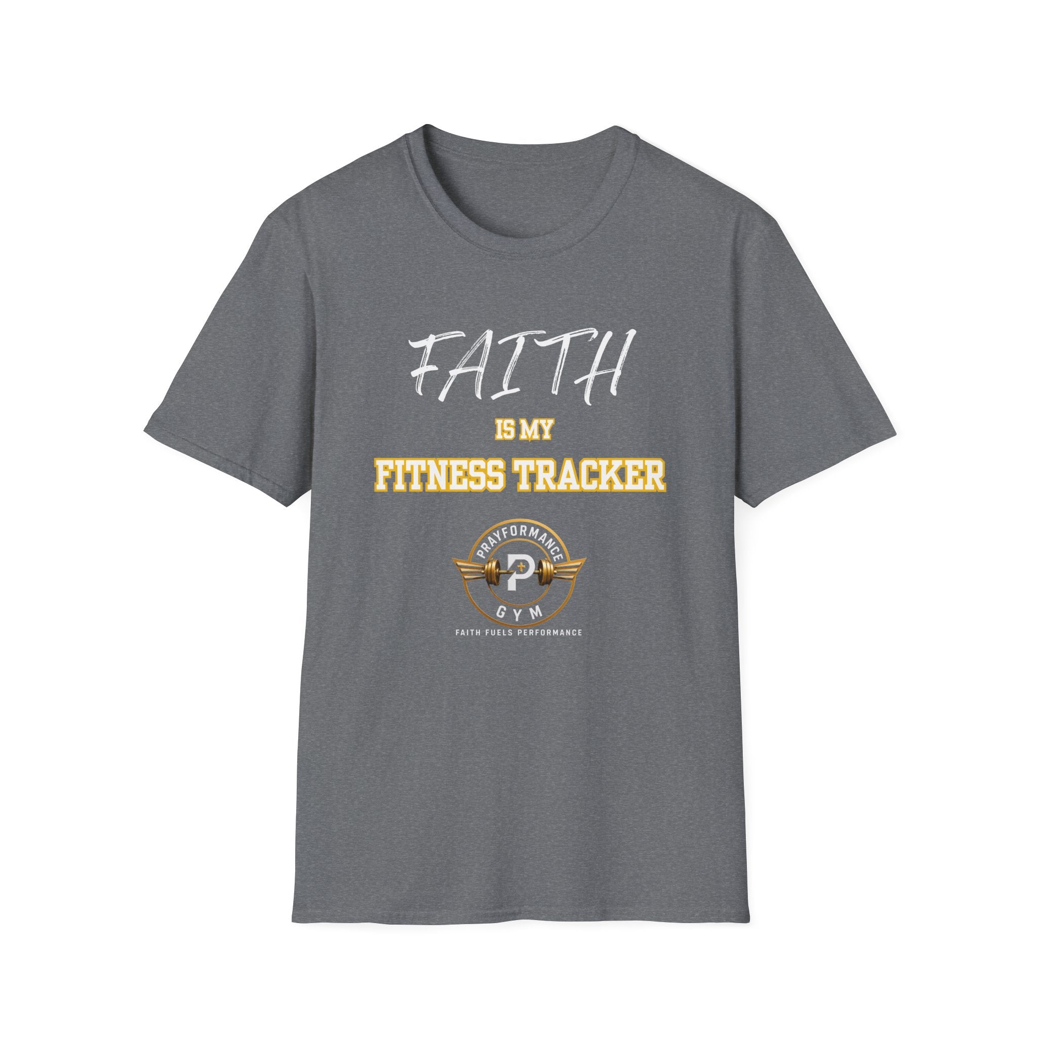 Faith is my Fitness Tracker Unisex Softstyle T-Shirt