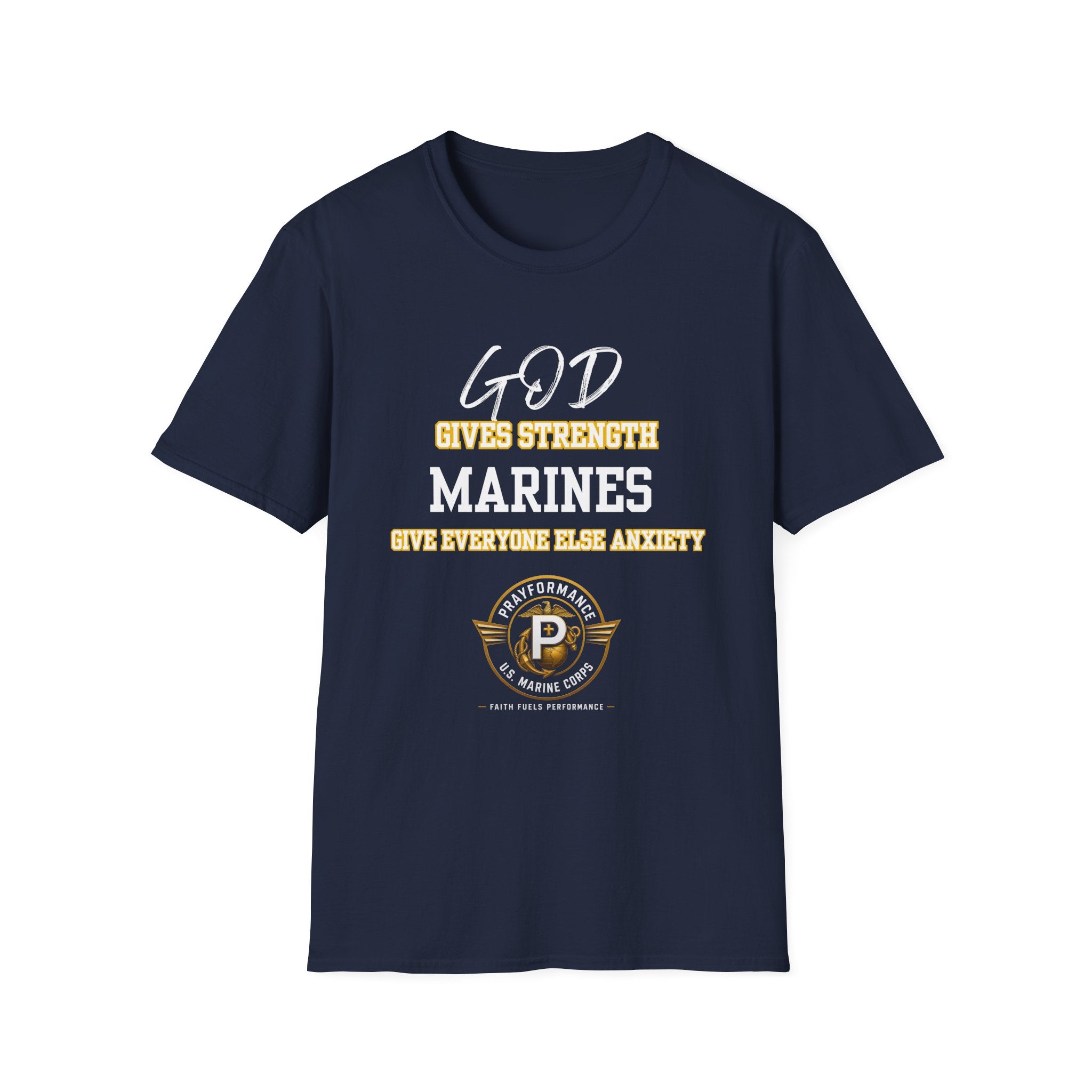 Marines Give Anxiety Unisex Softstyle T-Shirt