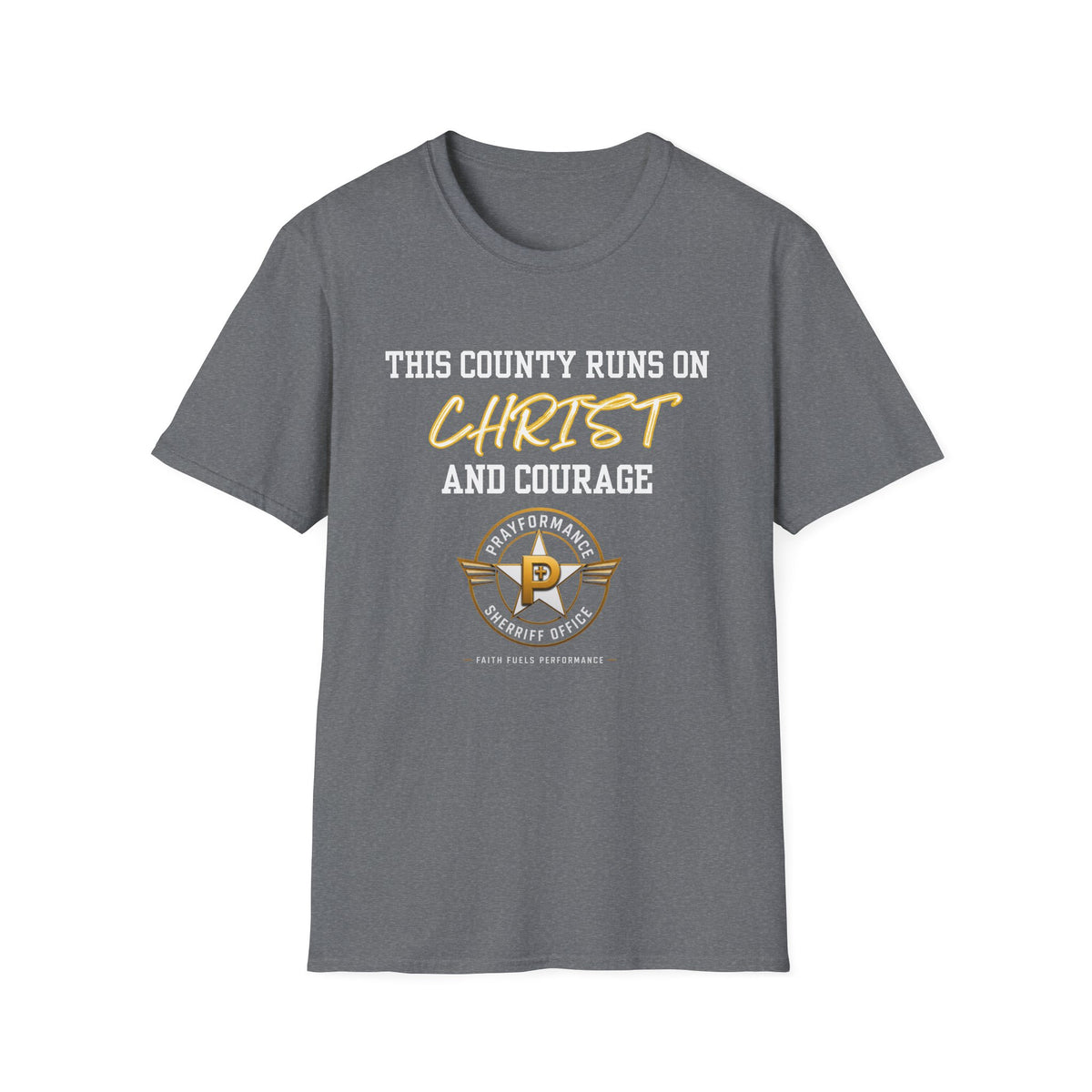 CHRIST AND COURAGE Unisex Softstyle T-Shirt