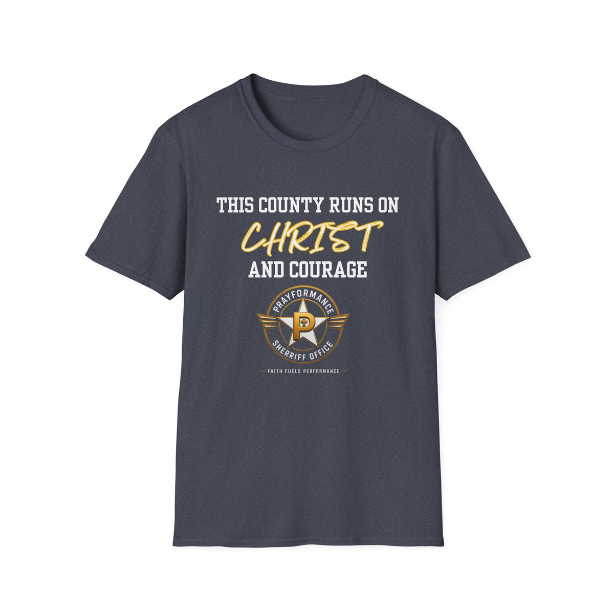 CHRIST AND COURAGE Unisex Softstyle T-Shirt