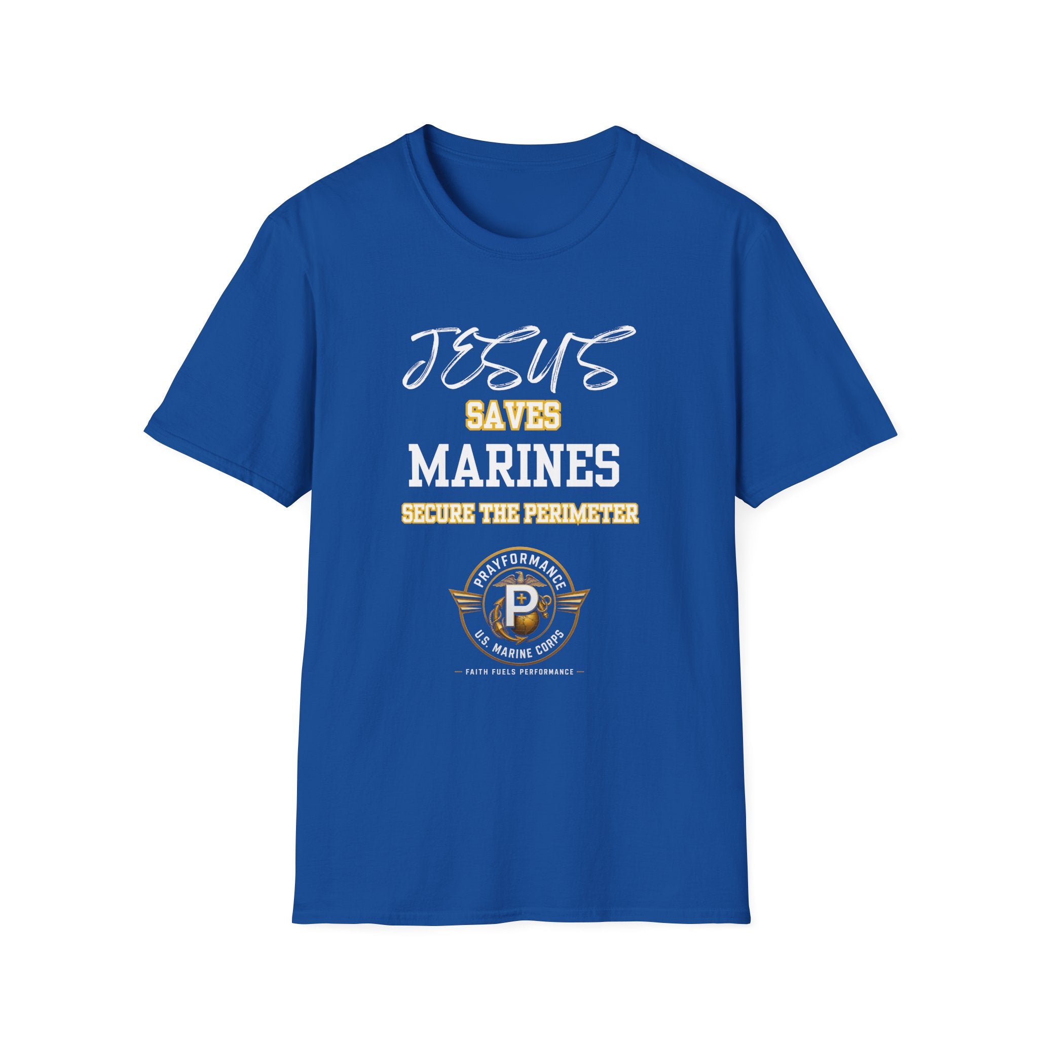Marines Secure the Perimeter Unisex Softstyle T-Shirt