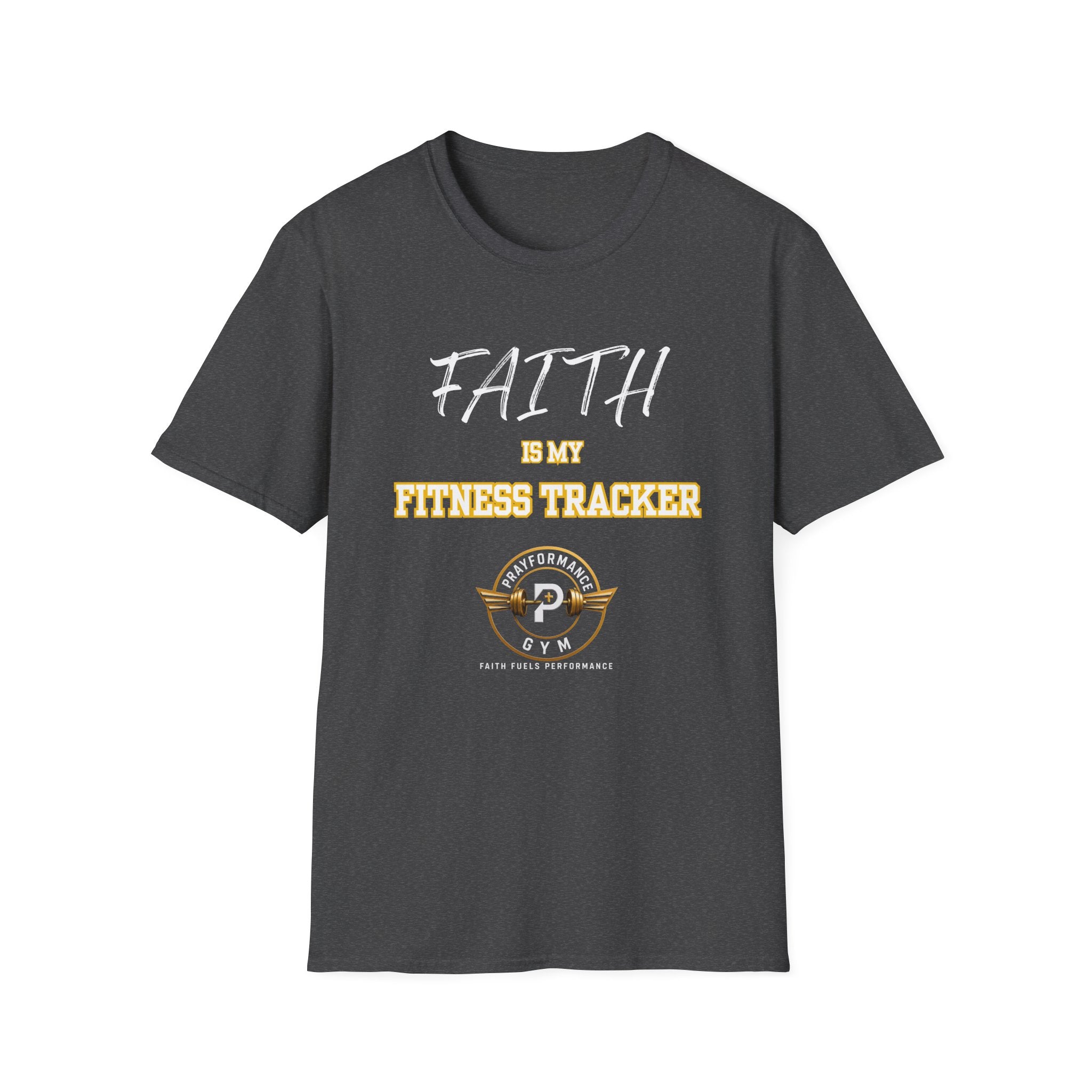 Faith is my Fitness Tracker Unisex Softstyle T-Shirt