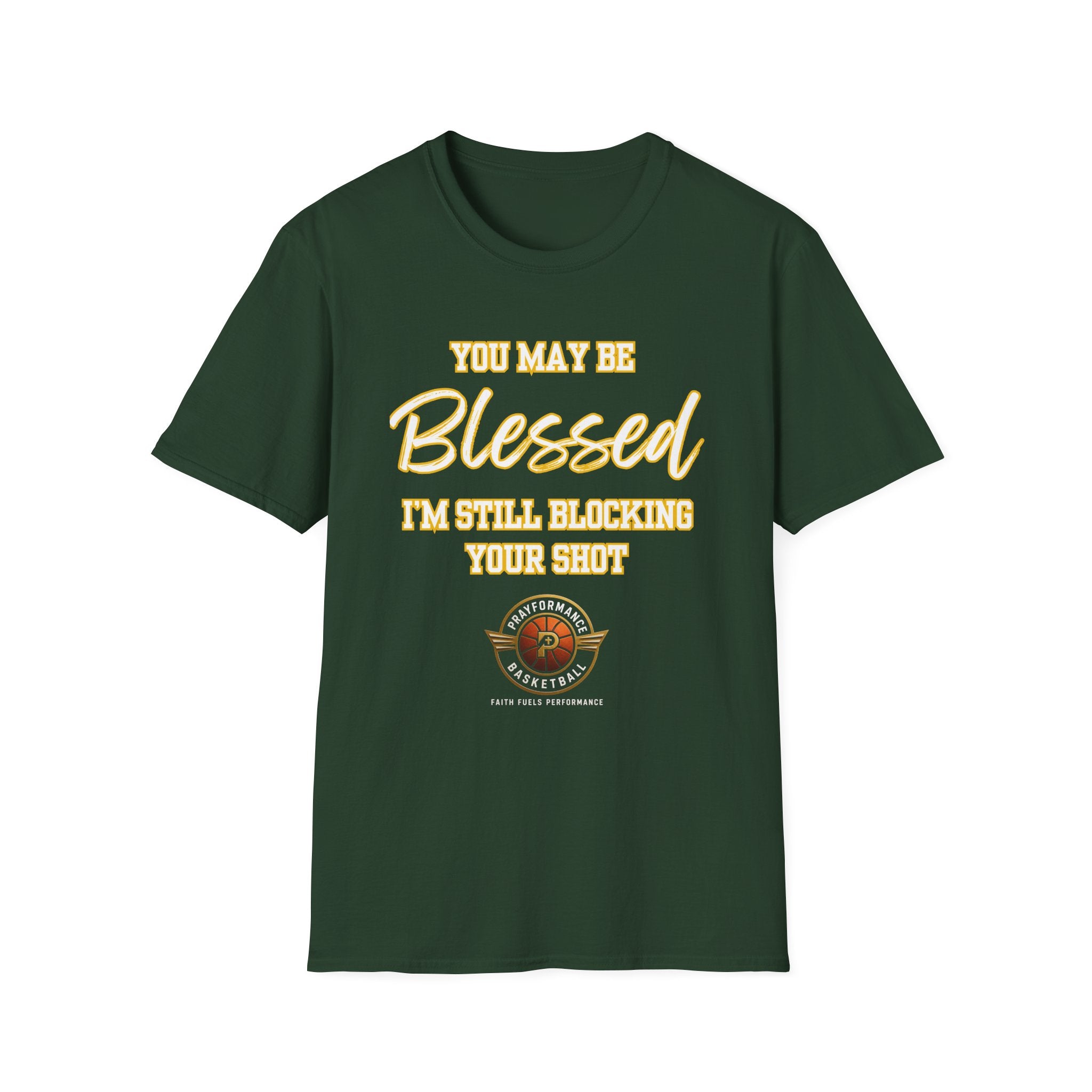 Blocking your shot Unisex Softstyle T-Shirt