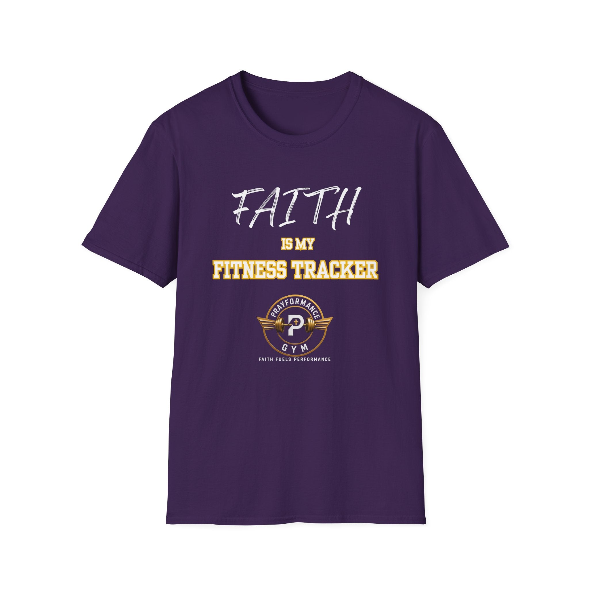 Faith is my Fitness Tracker Unisex Softstyle T-Shirt