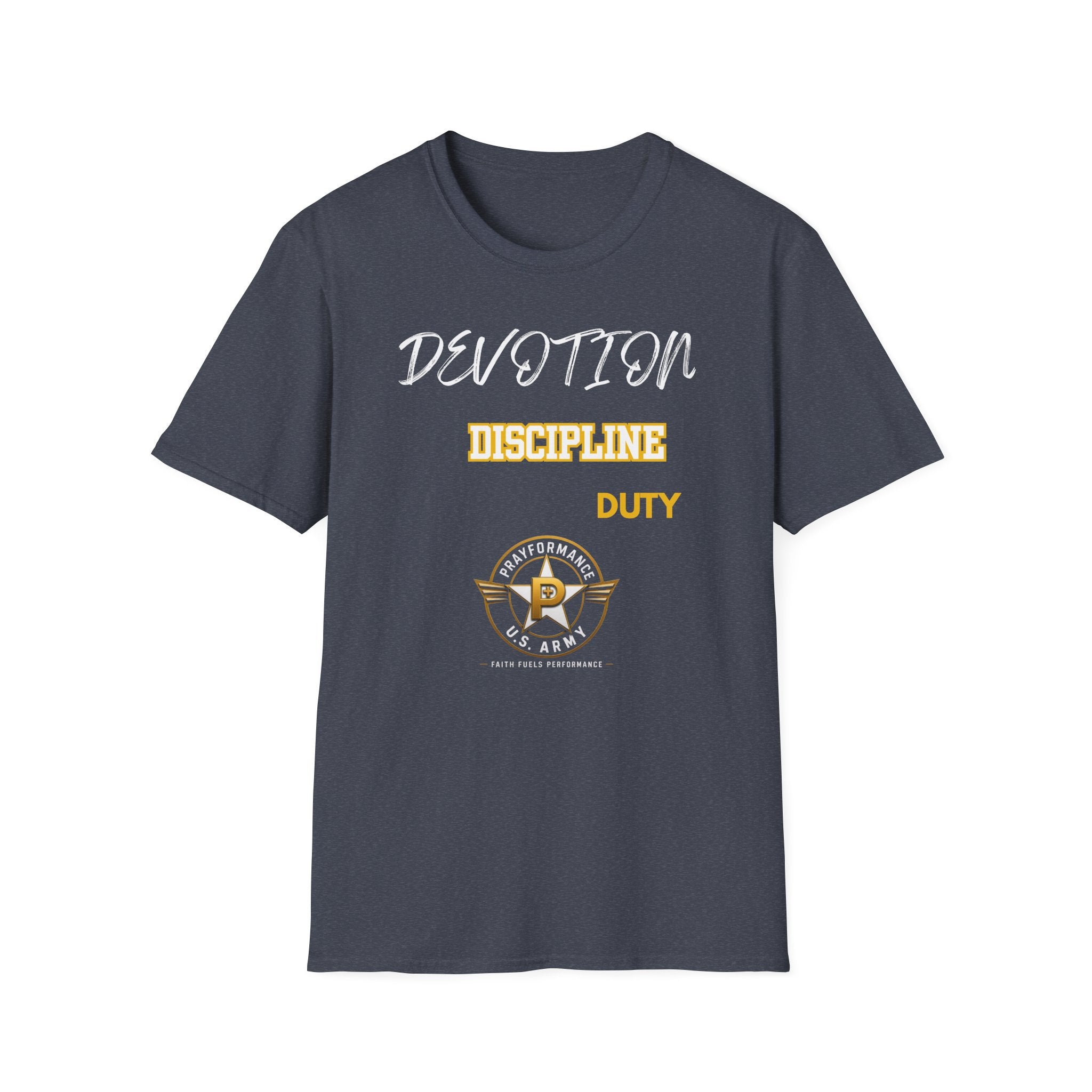 Devotion Discipline Duty Unisex Softstyle T-Shirt