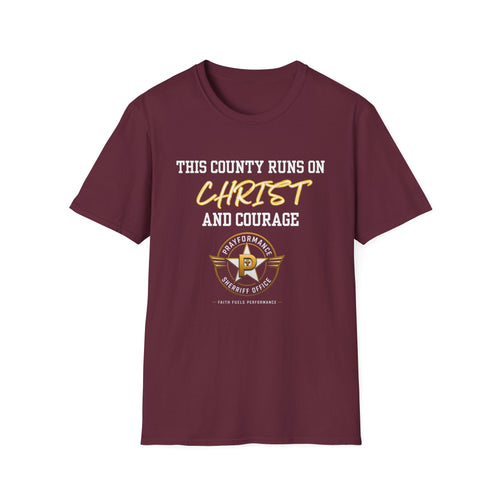 CHRIST AND COURAGE Unisex Softstyle T-Shirt