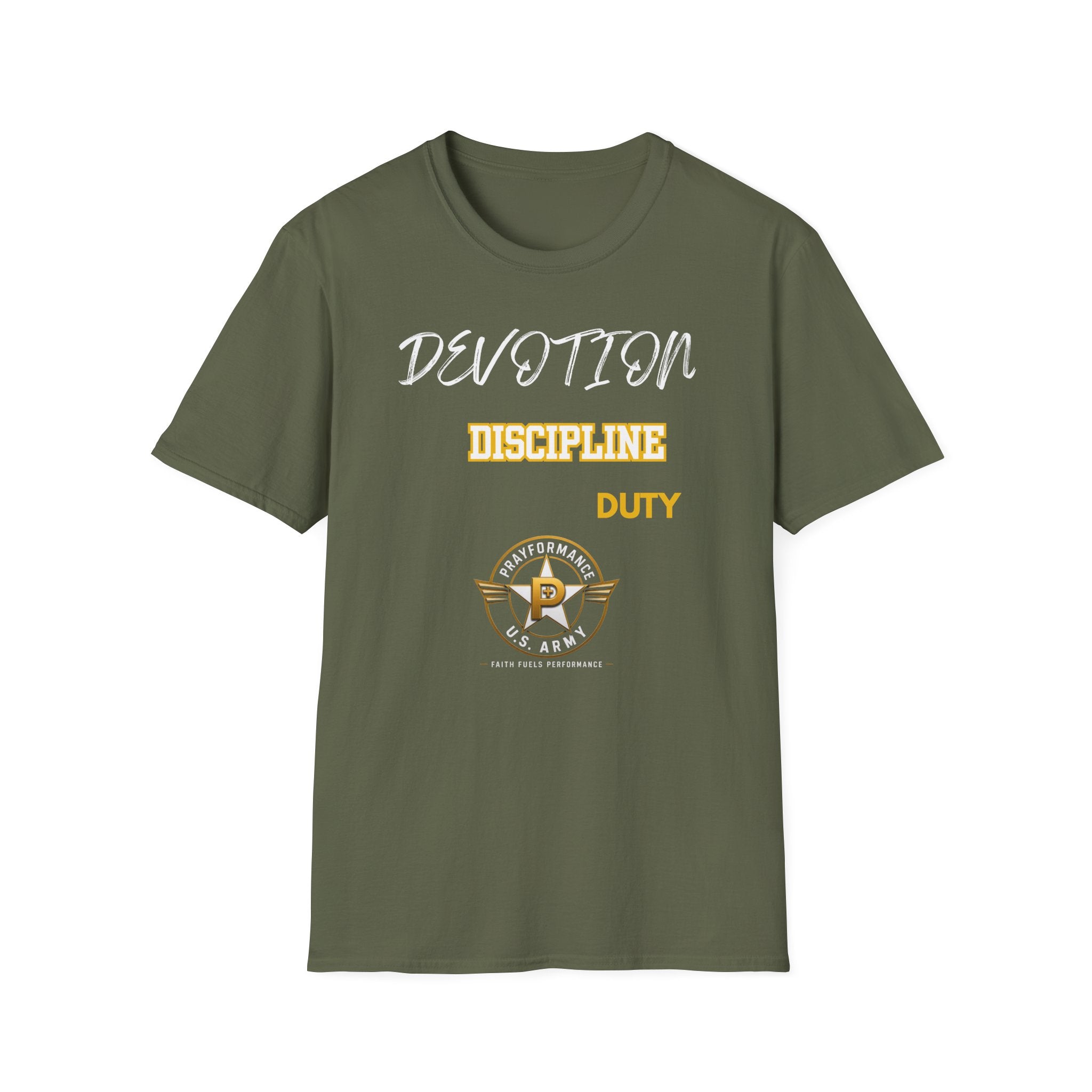 Devotion Discipline Duty Unisex Softstyle T-Shirt