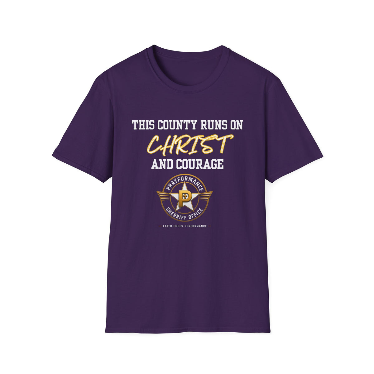 CHRIST AND COURAGE Unisex Softstyle T-Shirt
