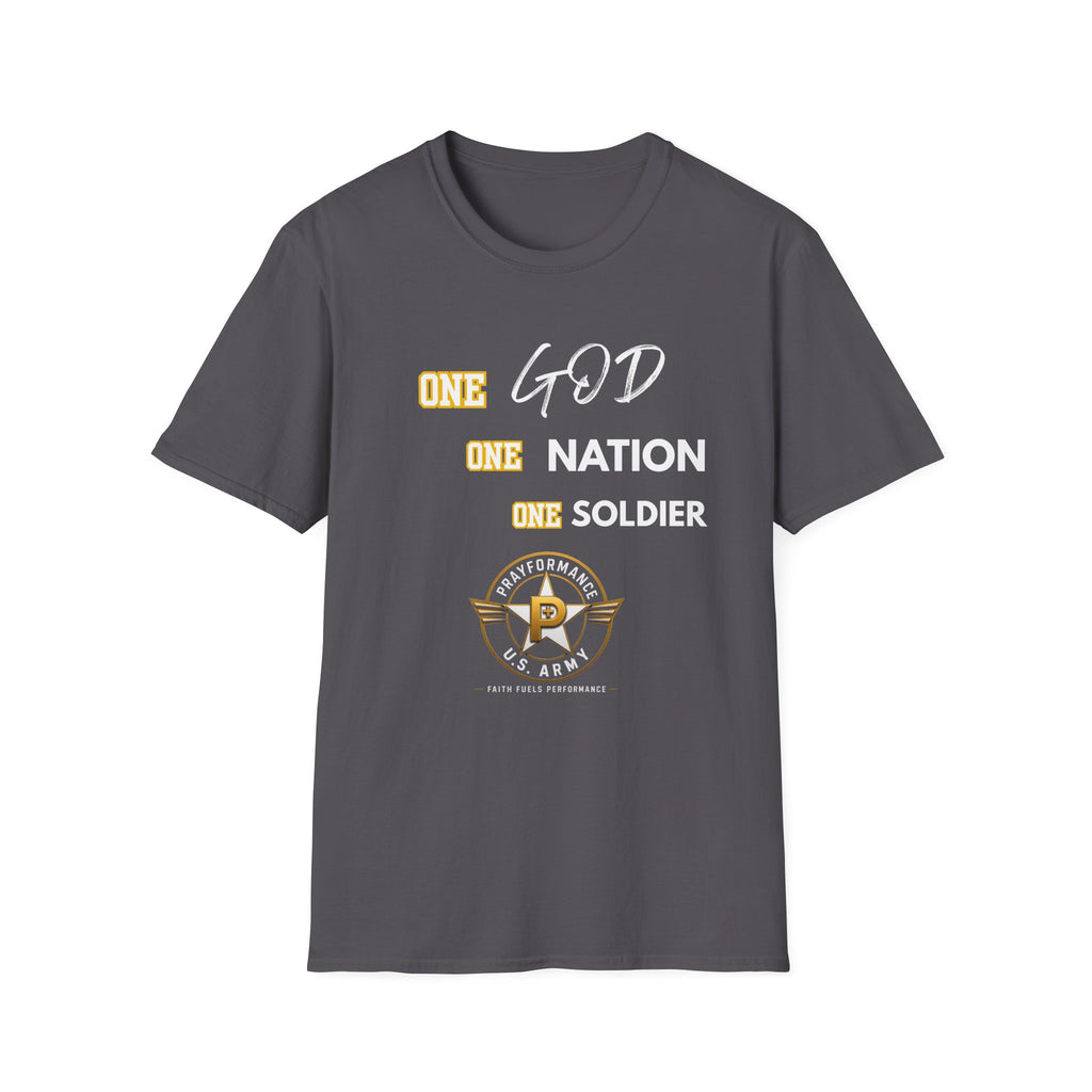 One God One Soldier Unisex Softstyle T-Shirt