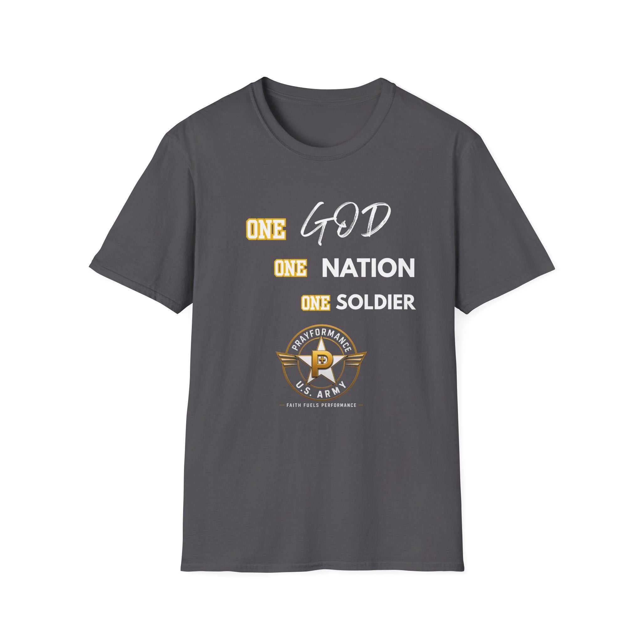 One God One Soldier Unisex Softstyle T-Shirt