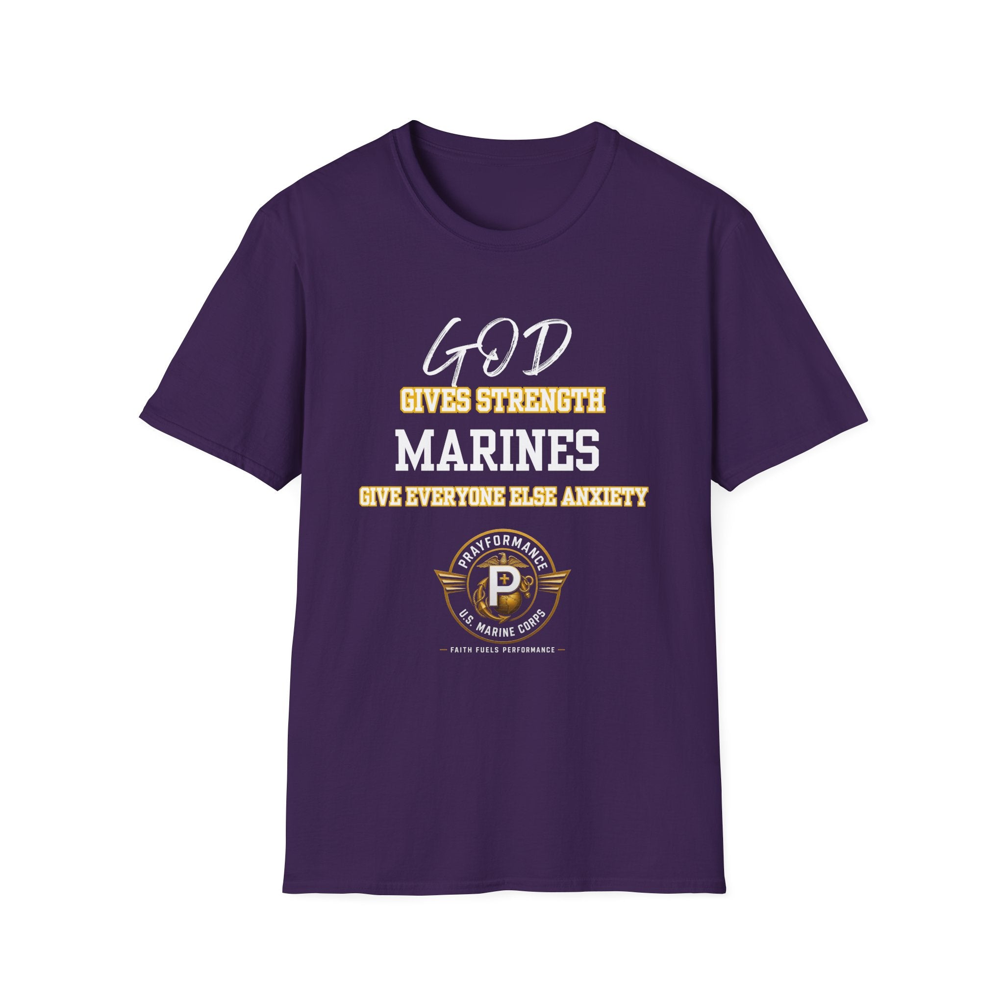 Marines Give Anxiety Unisex Softstyle T-Shirt