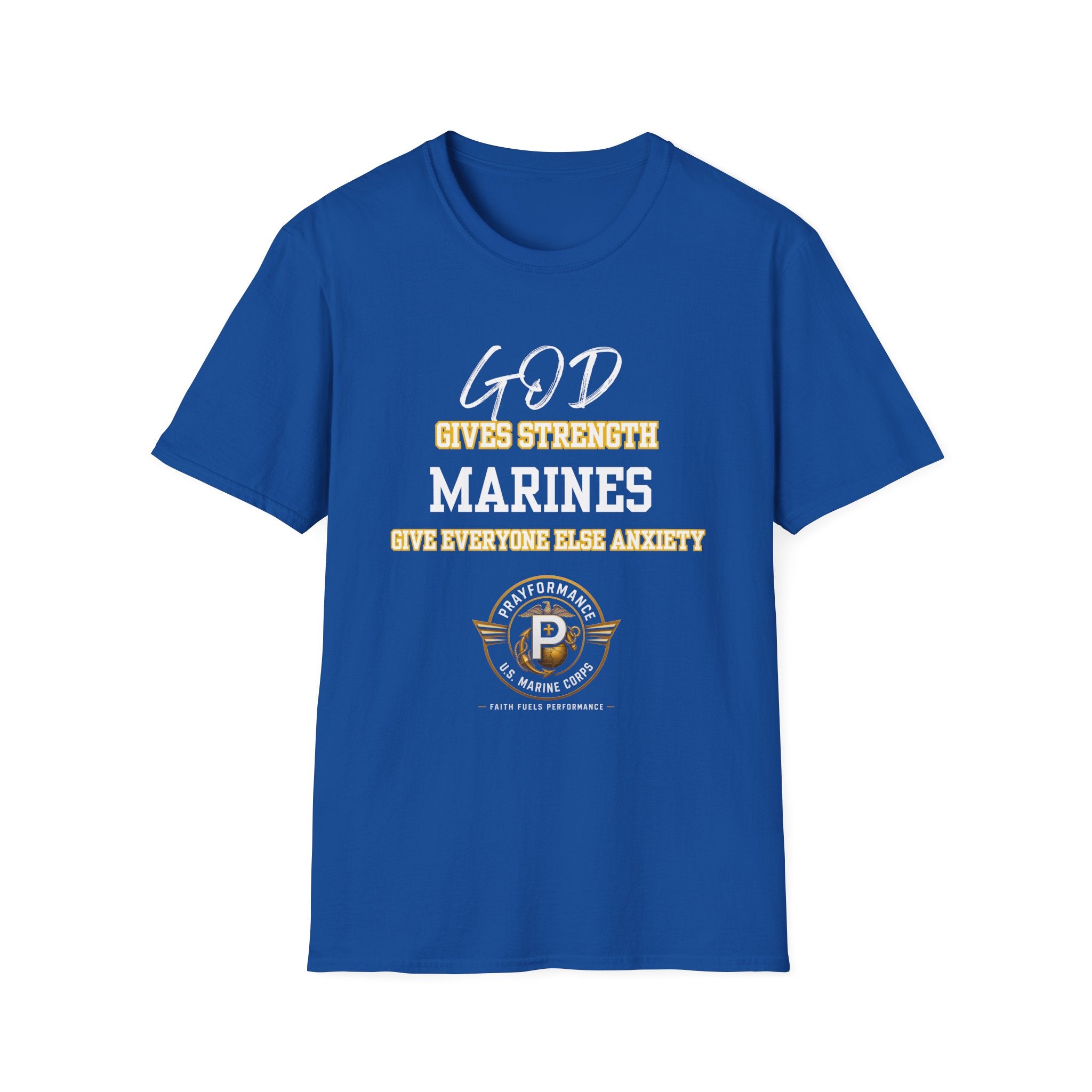 Marines Give Anxiety Unisex Softstyle T-Shirt