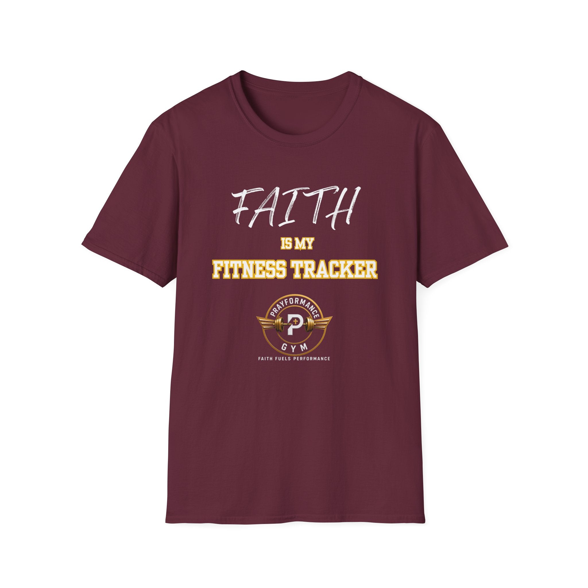 Faith is my Fitness Tracker Unisex Softstyle T-Shirt