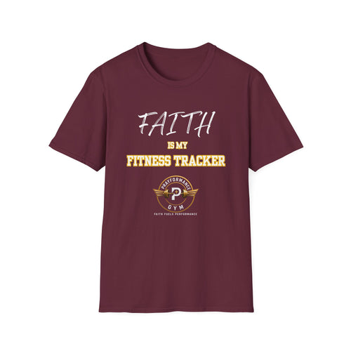 Faith is my Fitness Tracker Unisex Softstyle T-Shirt