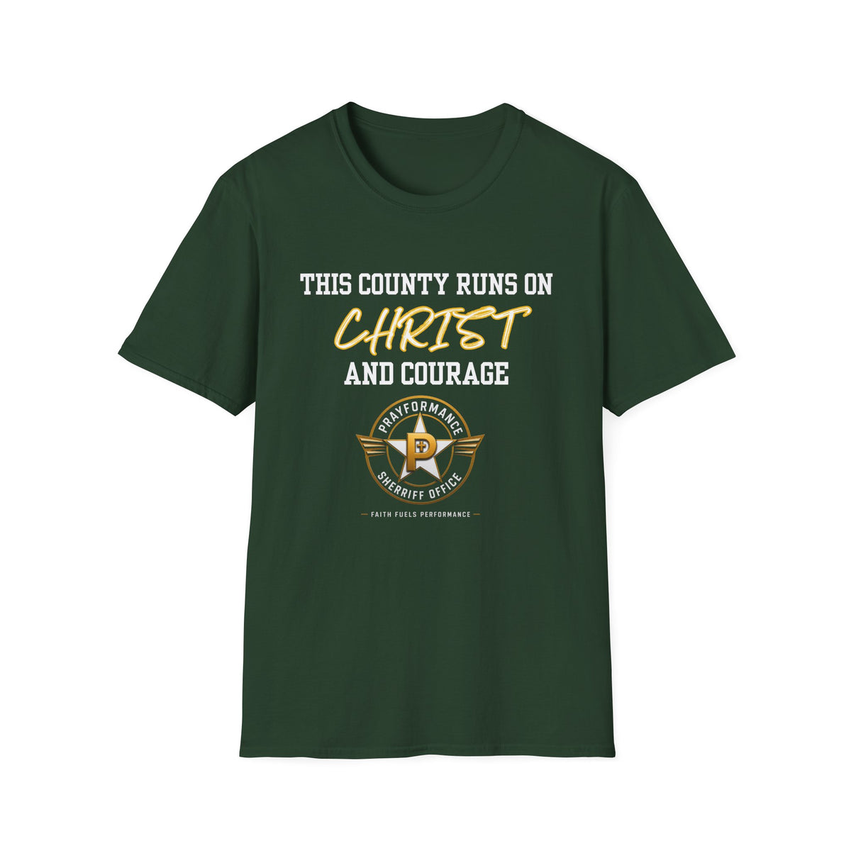CHRIST AND COURAGE Unisex Softstyle T-Shirt