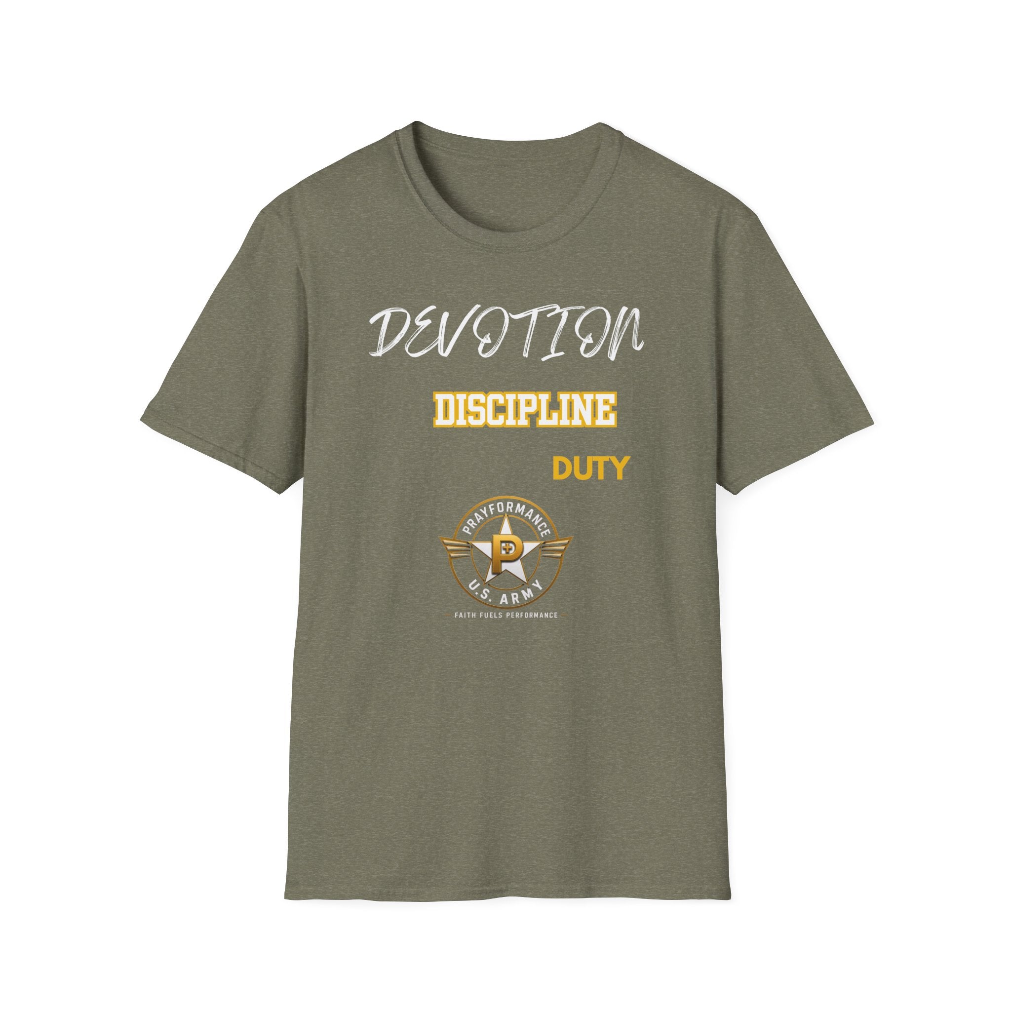 Devotion Discipline Duty Unisex Softstyle T-Shirt