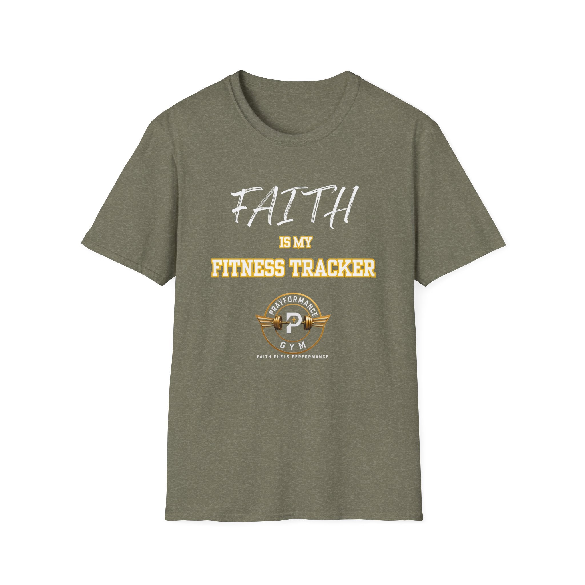 Faith is my Fitness Tracker Unisex Softstyle T-Shirt