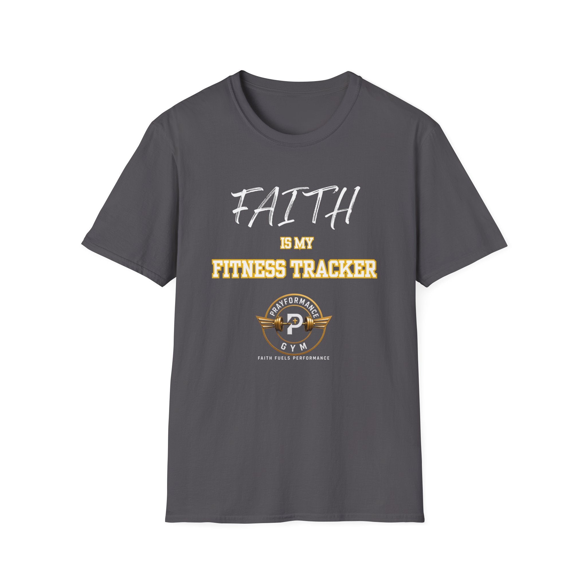 Faith is my Fitness Tracker Unisex Softstyle T-Shirt