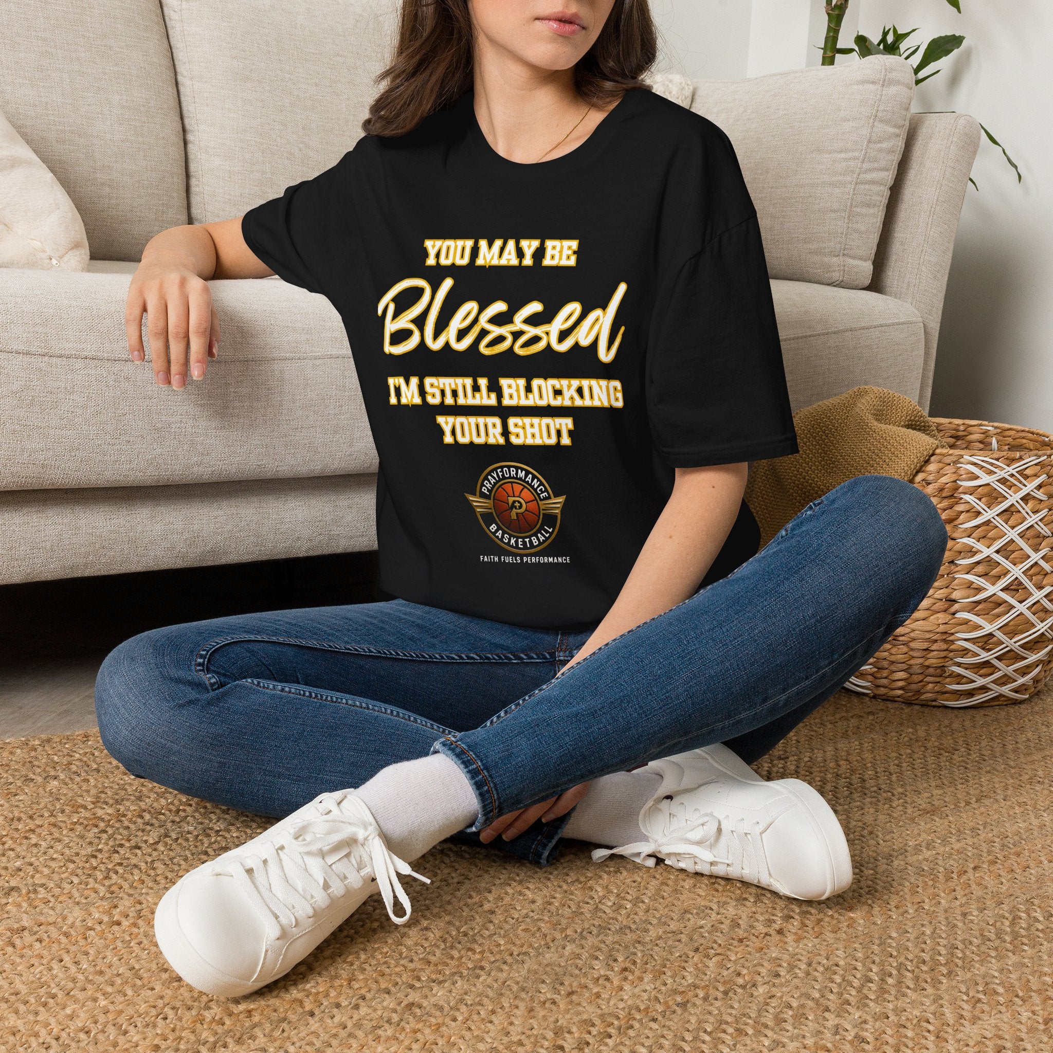 Blocking your shot Unisex Softstyle T-Shirt