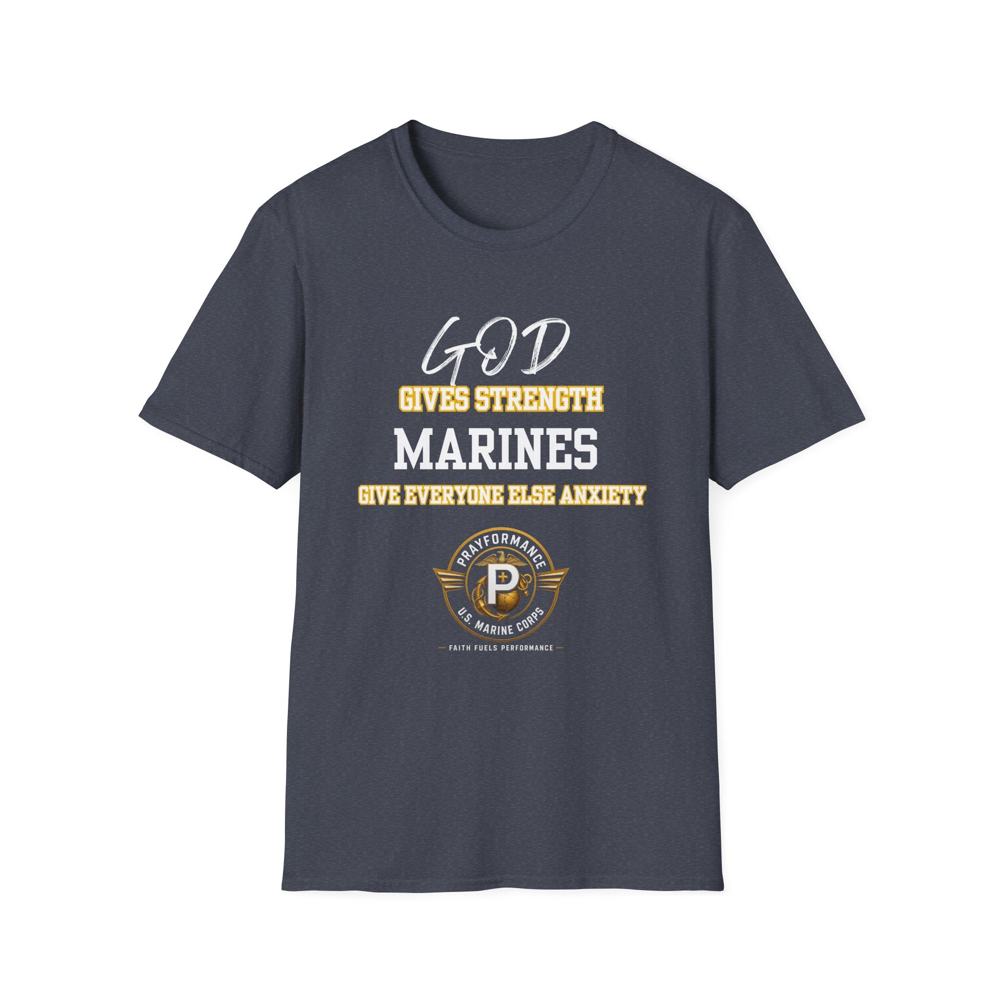 Marines Give Anxiety Unisex Softstyle T-Shirt