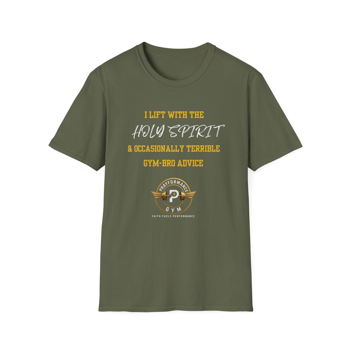 Lift With The Holy Spirit Unisex Softstyle T-Shirt