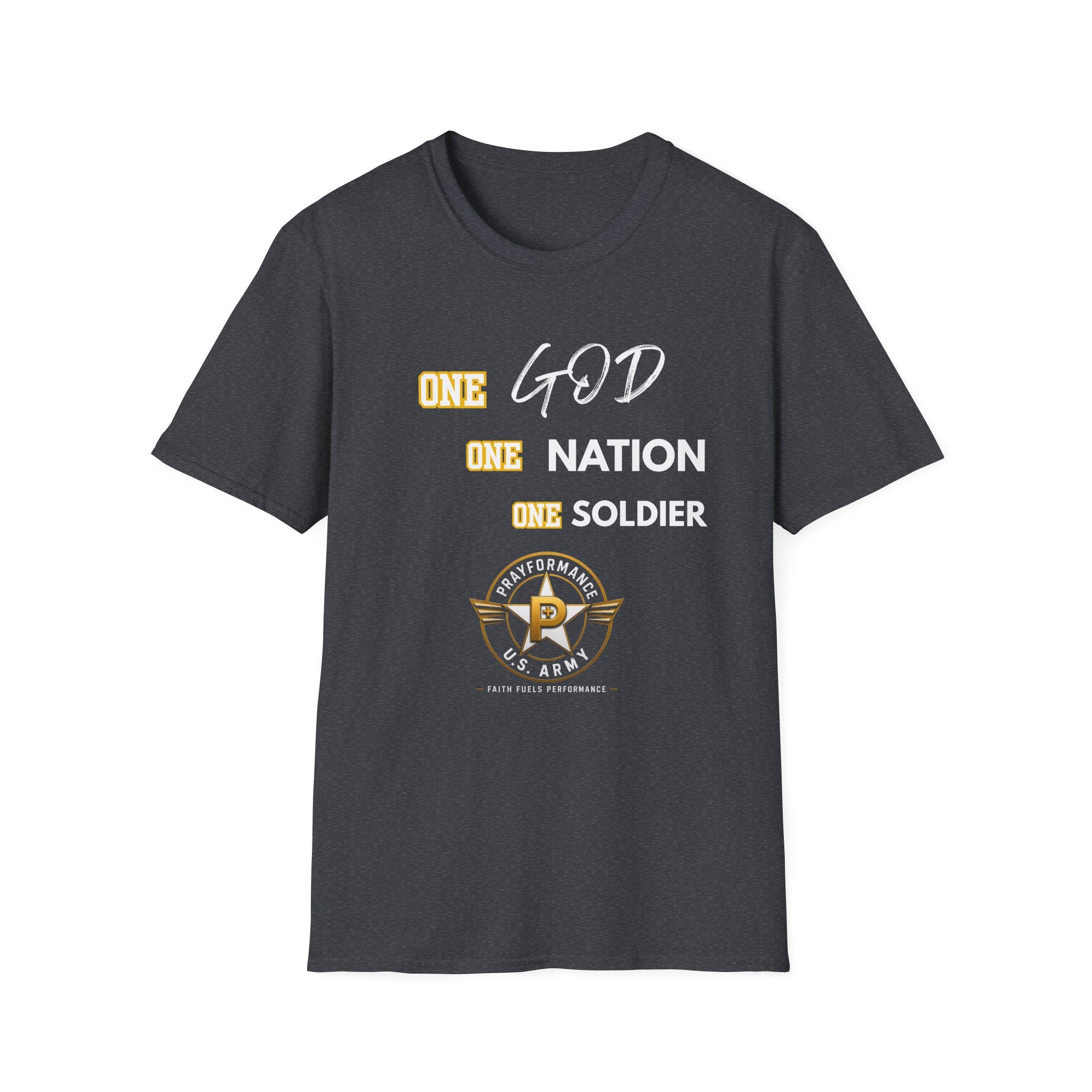 One God One Soldier Unisex Softstyle T-Shirt
