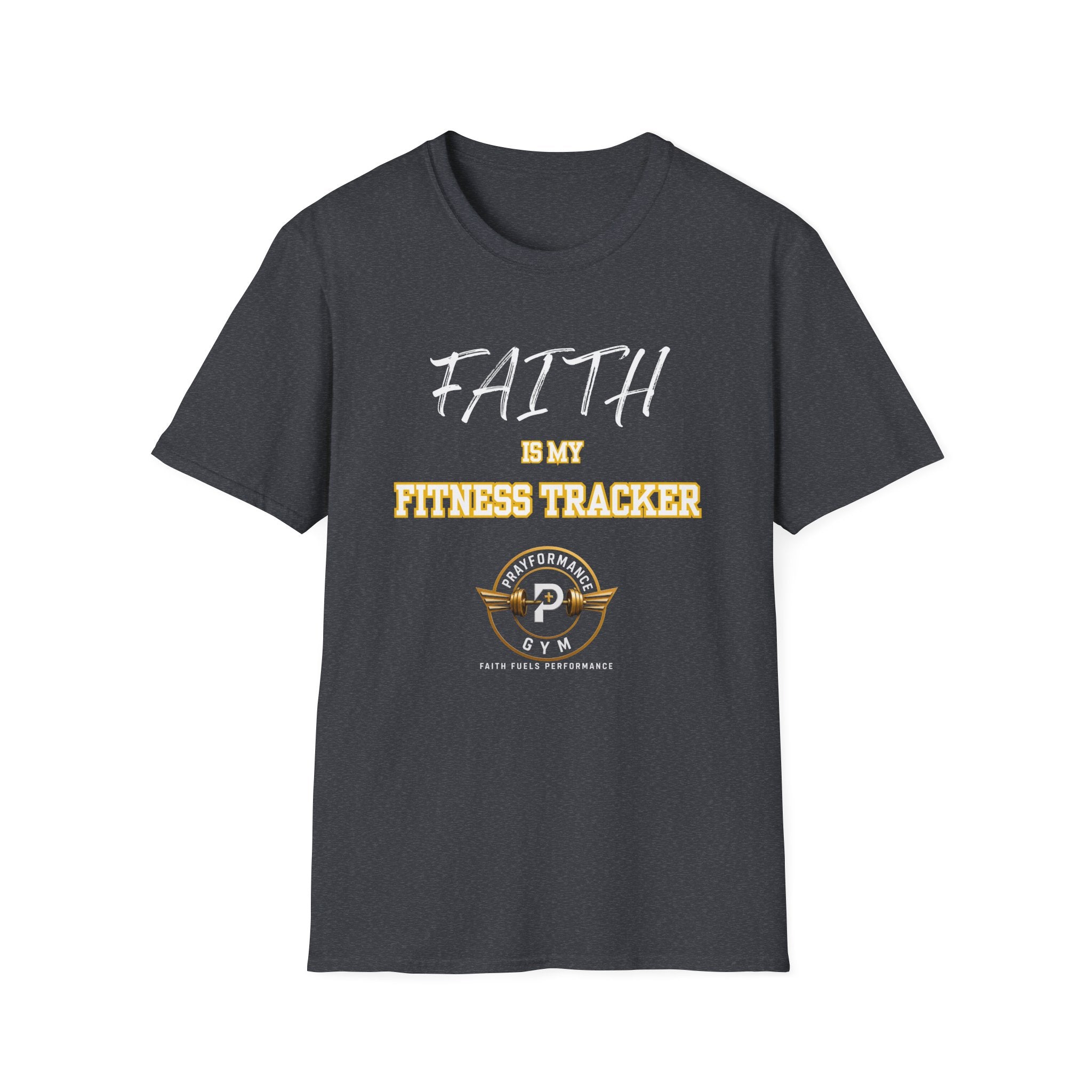Faith is my Fitness Tracker Unisex Softstyle T-Shirt