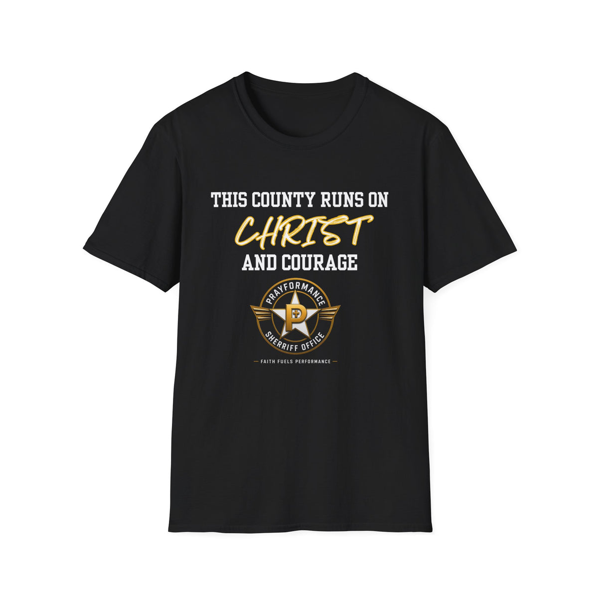 CHRIST AND COURAGE Unisex Softstyle T-Shirt