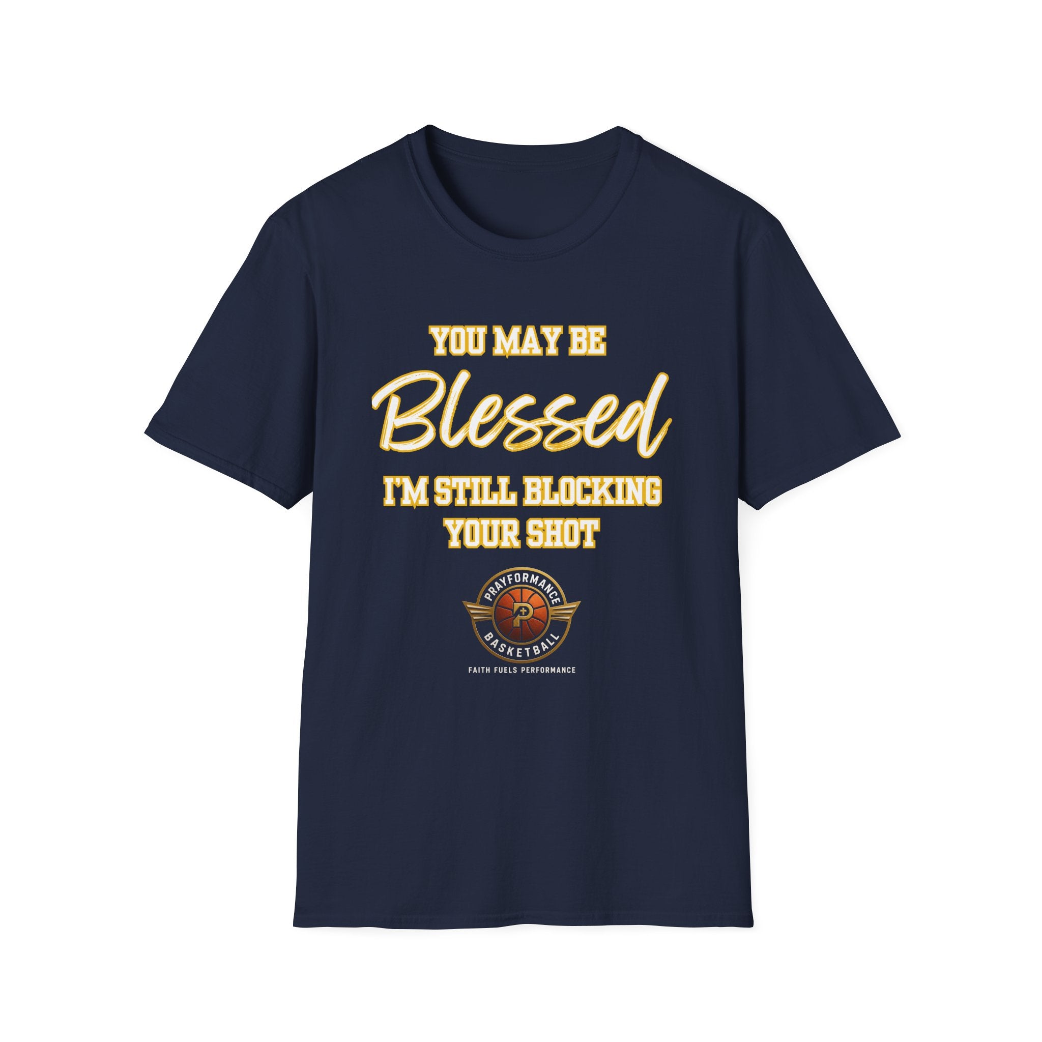 Blocking your shot Unisex Softstyle T-Shirt
