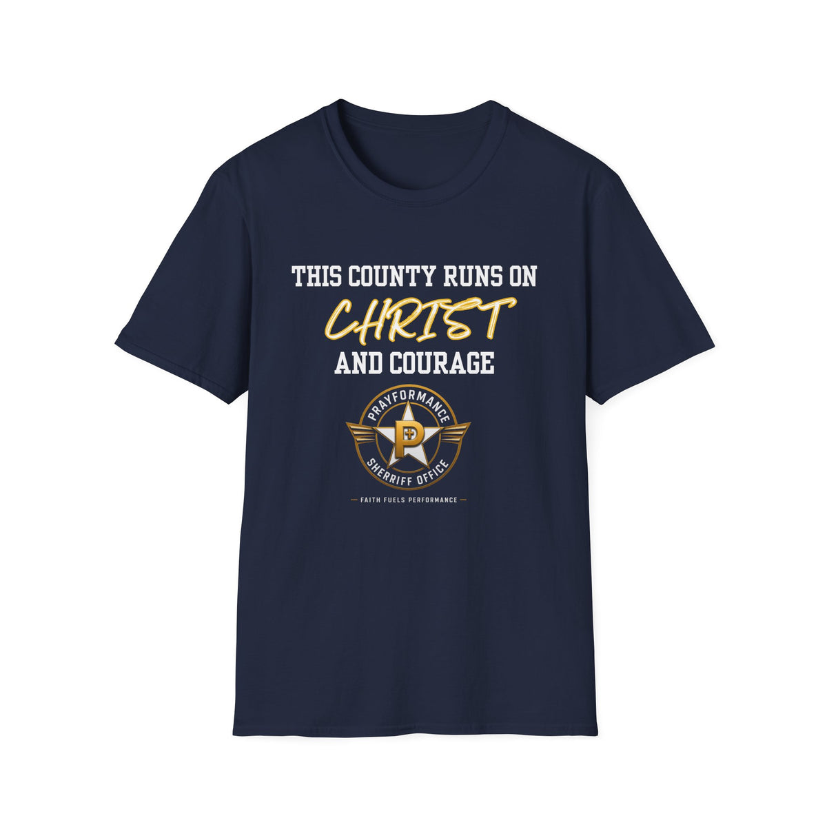 CHRIST AND COURAGE Unisex Softstyle T-Shirt