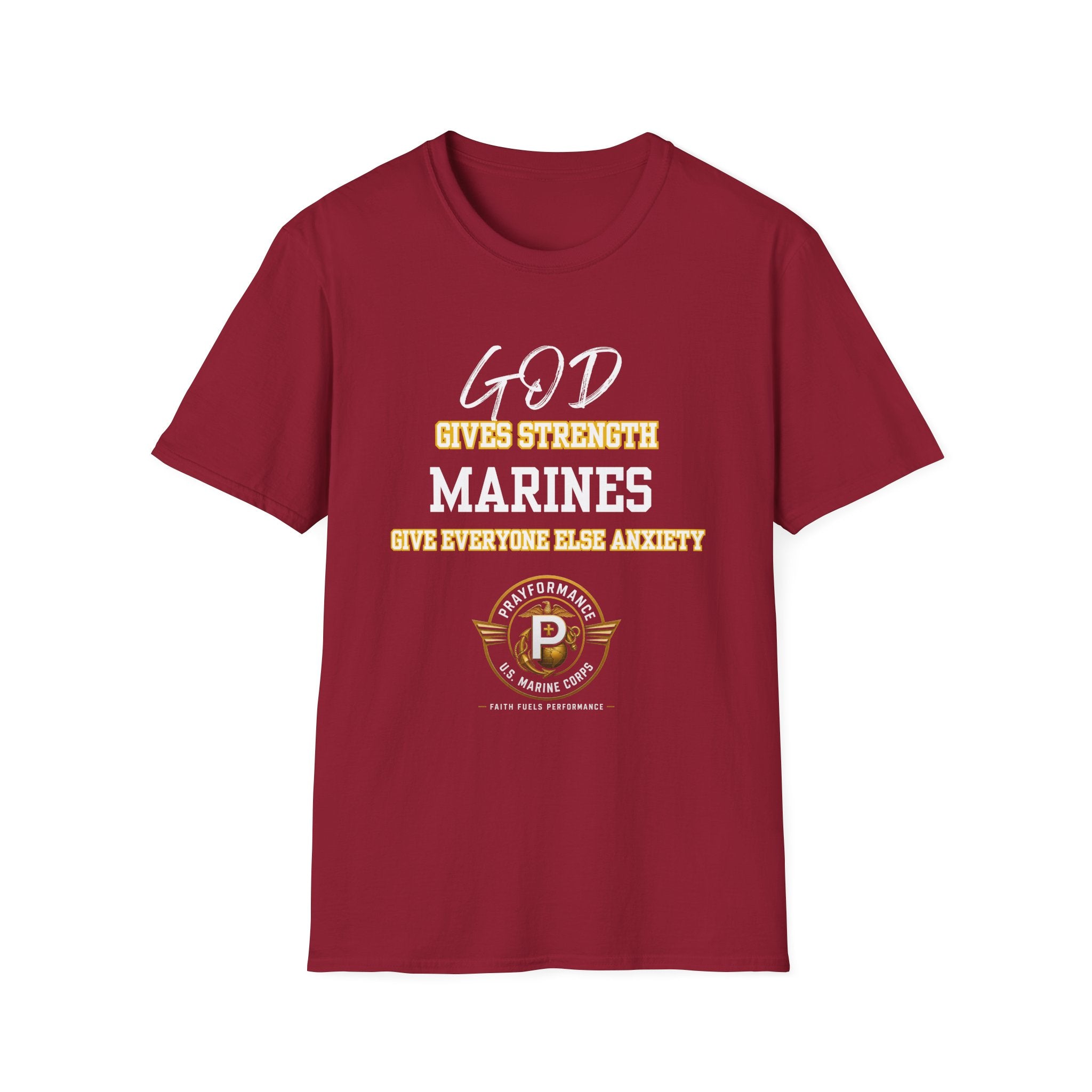 Marines Give Anxiety Unisex Softstyle T-Shirt