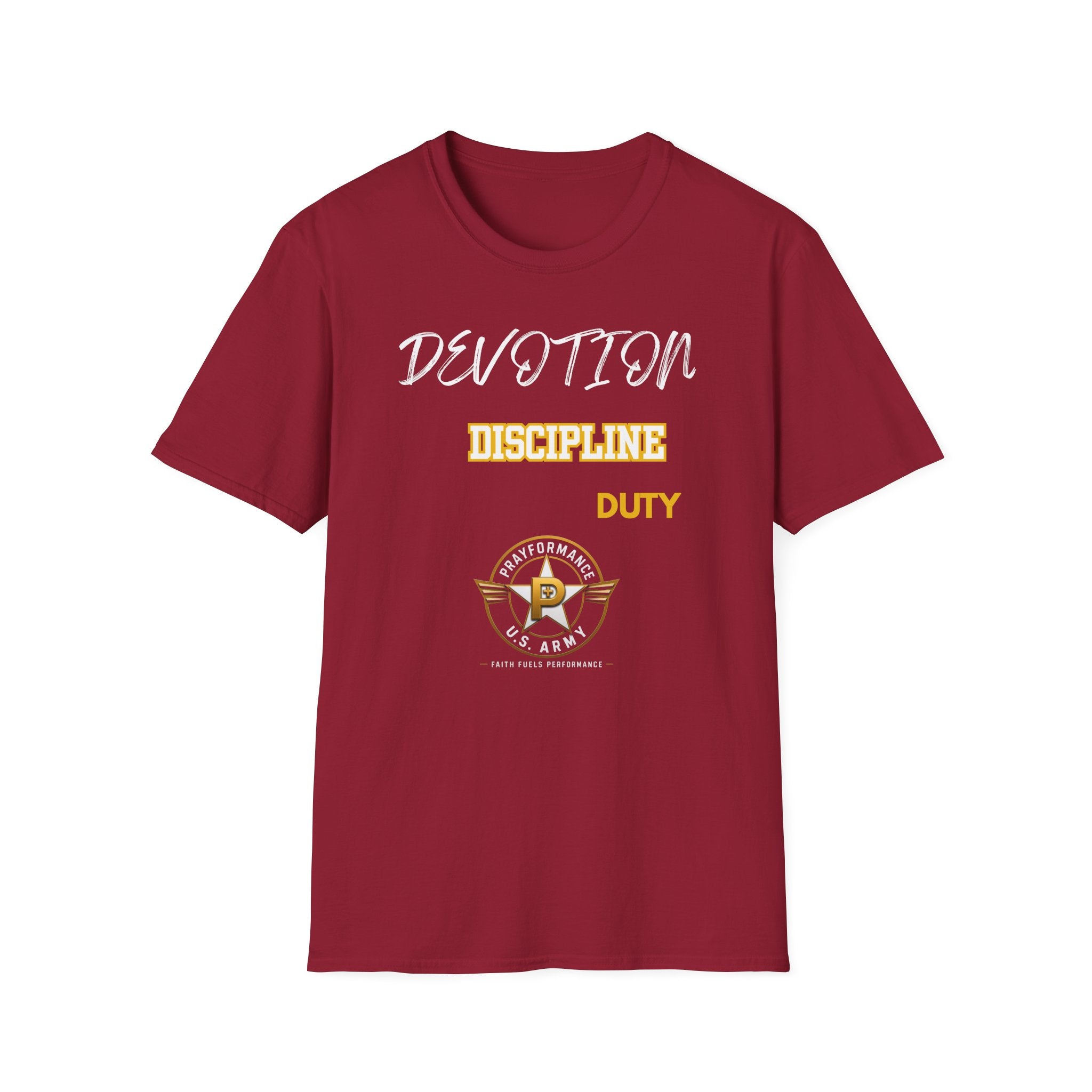 Devotion Discipline Duty Unisex Softstyle T-Shirt