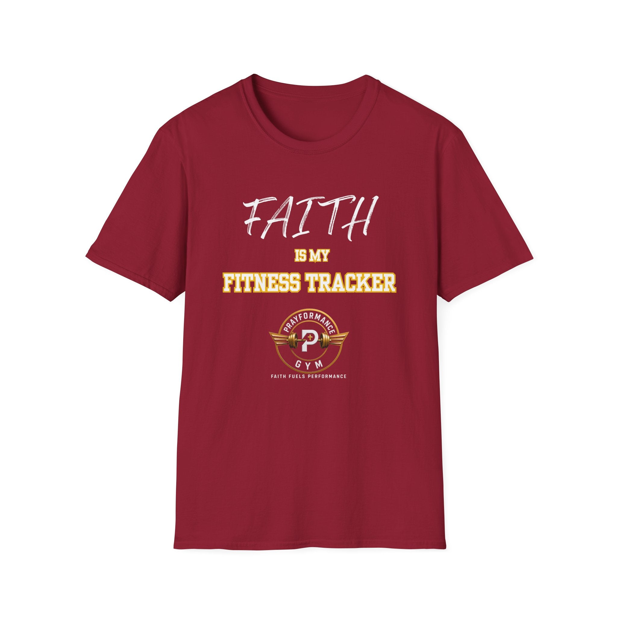 Faith is my Fitness Tracker Unisex Softstyle T-Shirt