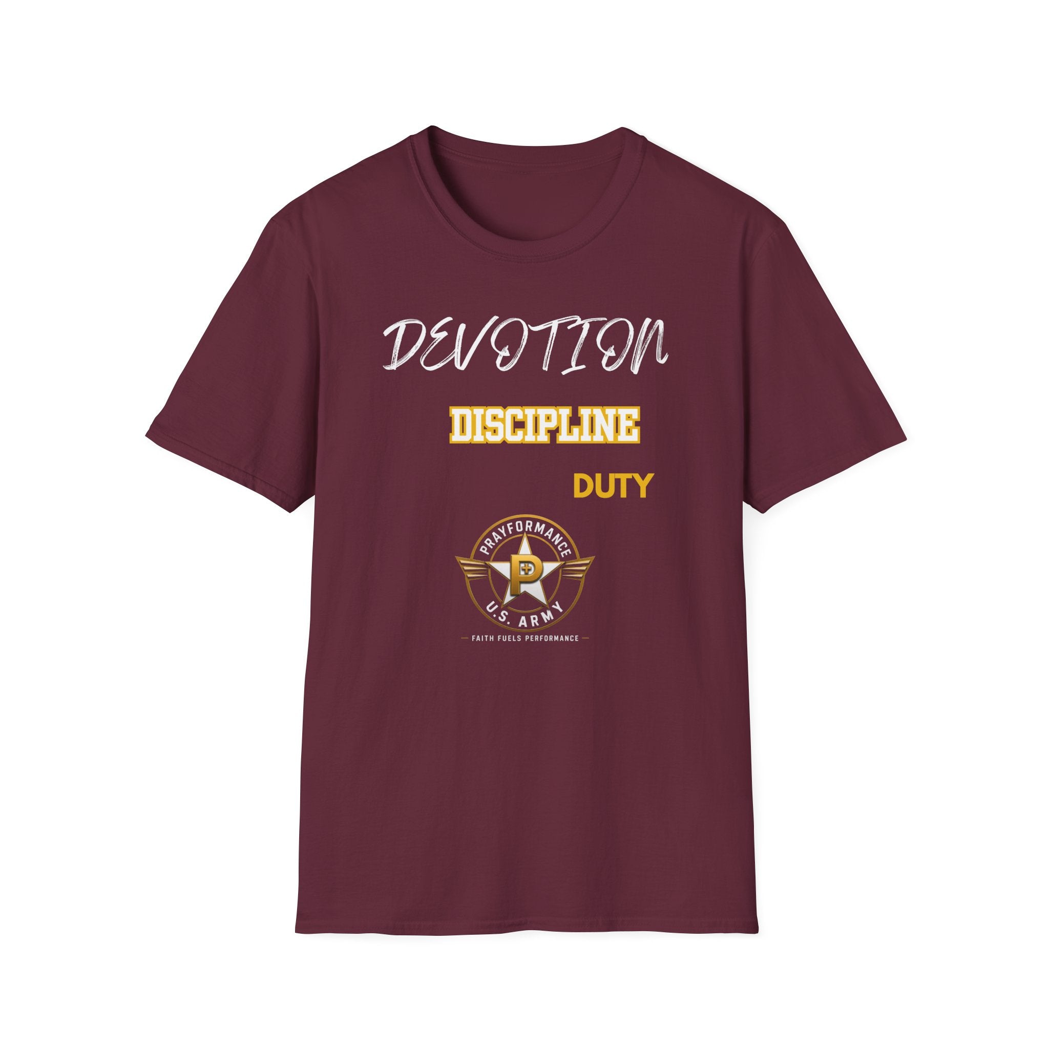 Devotion Discipline Duty Unisex Softstyle T-Shirt