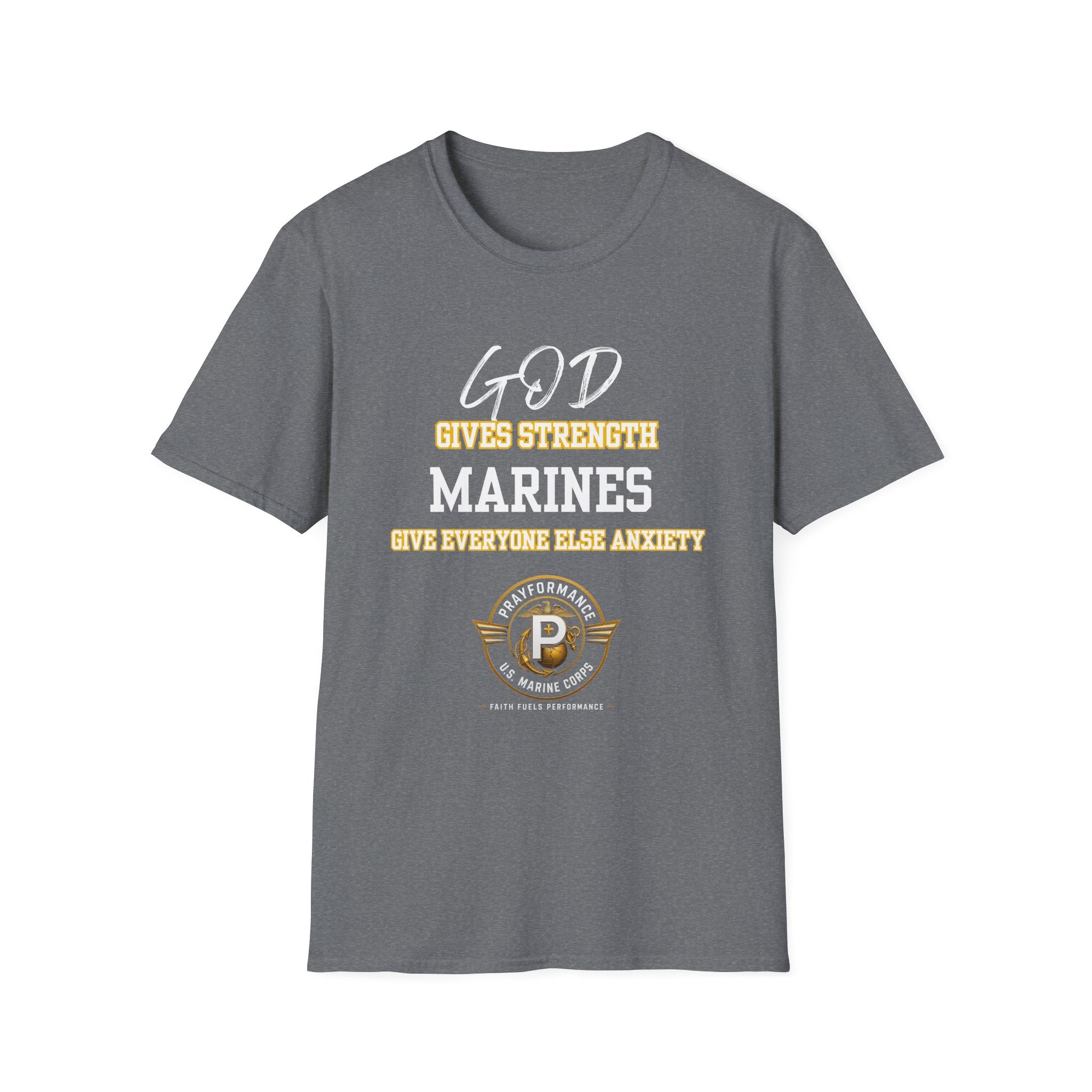 Marines Give Anxiety Unisex Softstyle T-Shirt